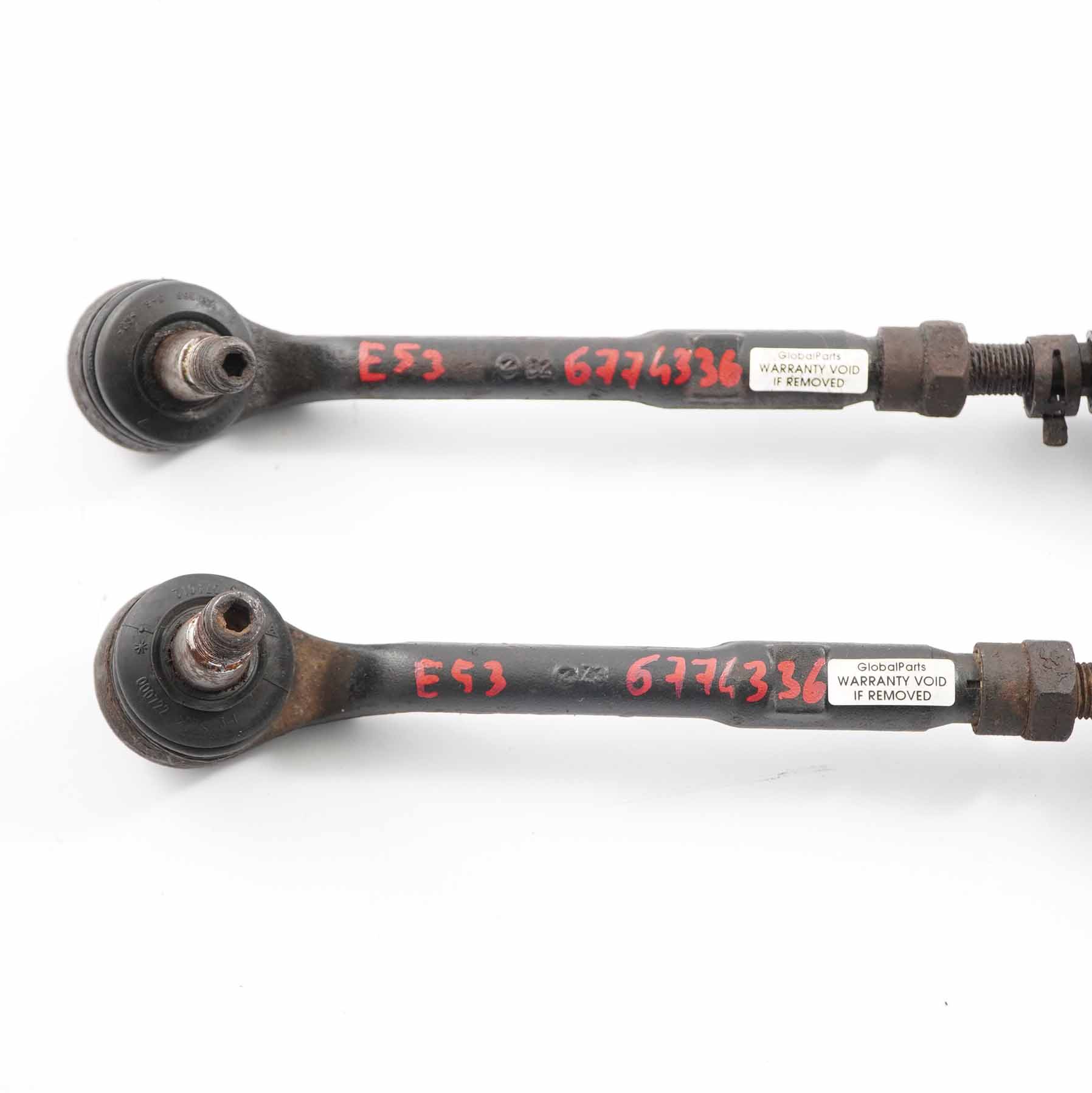 BMW X5 E53 Steering Linkage Tie Rod Ball Joint Axle Left Right Set N/O/S 6774336