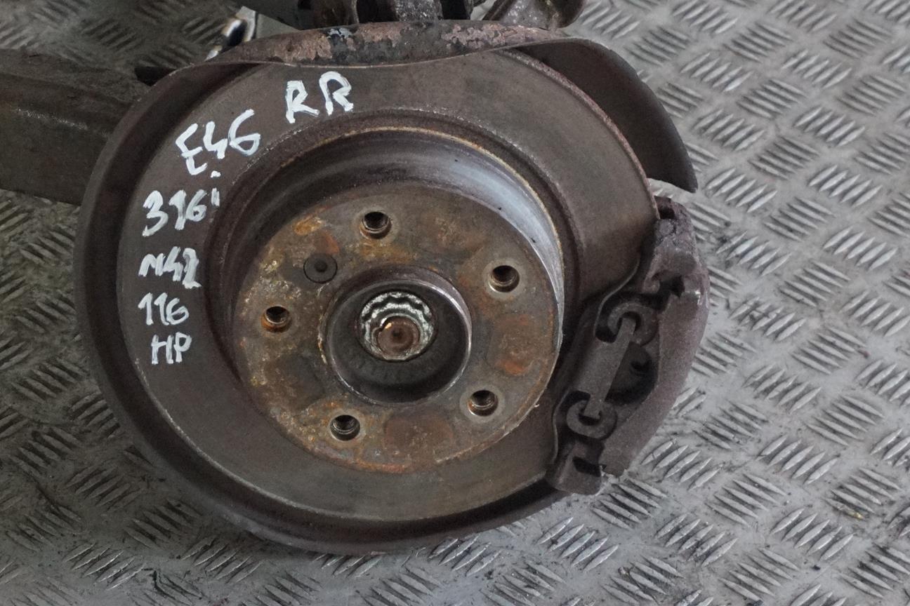 BMW 3 Series E46 316i N42 Rear Right O/S Suspension Leg Brake Wheel Hub Axle