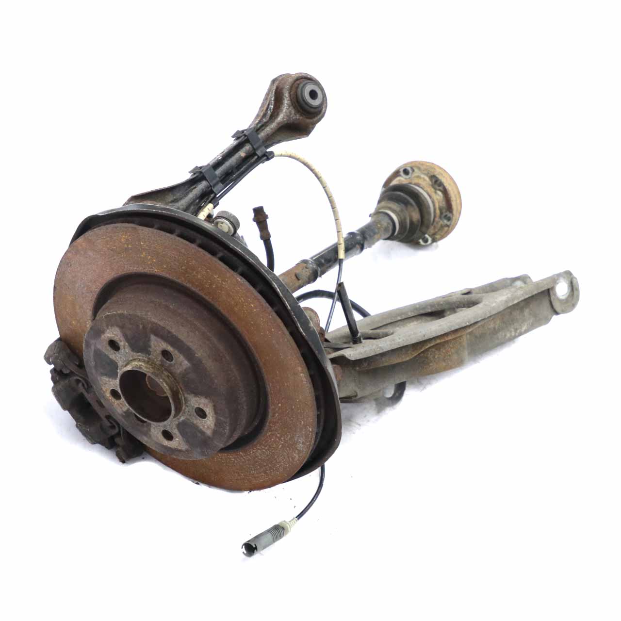 BMW E90 E91 E92 325d 330d 335d Rear Left N/S Axle Leg Suspension Brake Disc