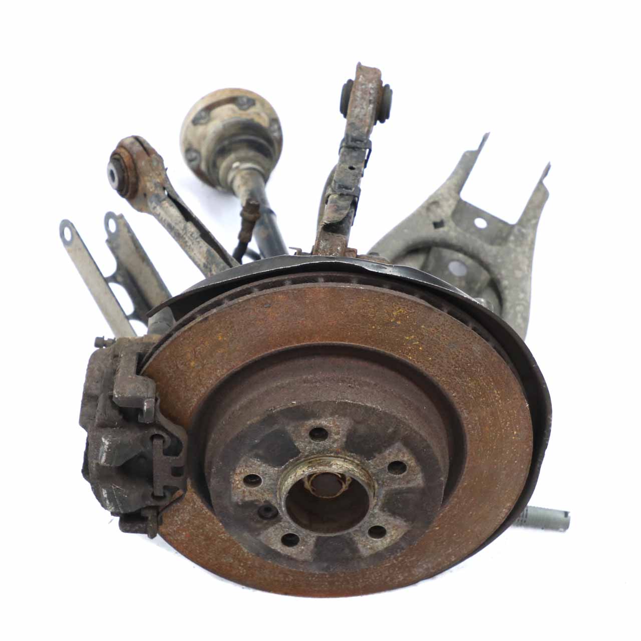 BMW E90 E91 E92 325d 330d 335d Rear Left N/S Axle Leg Suspension Brake Disc