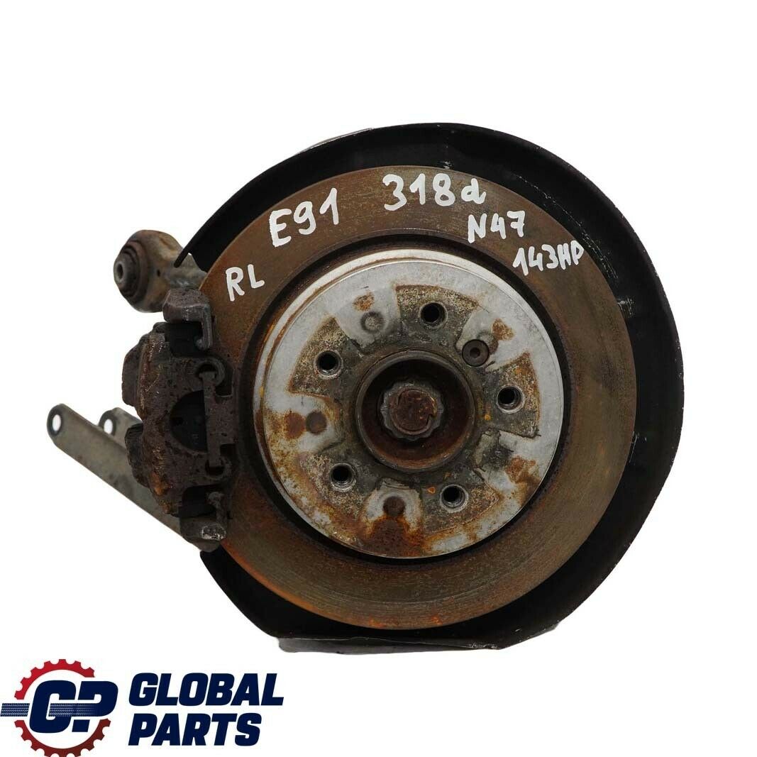 BMW E91 E92 E93 318d 320d N47 Rear Left N/S Axle Leg Suspension Brake Disc Hub