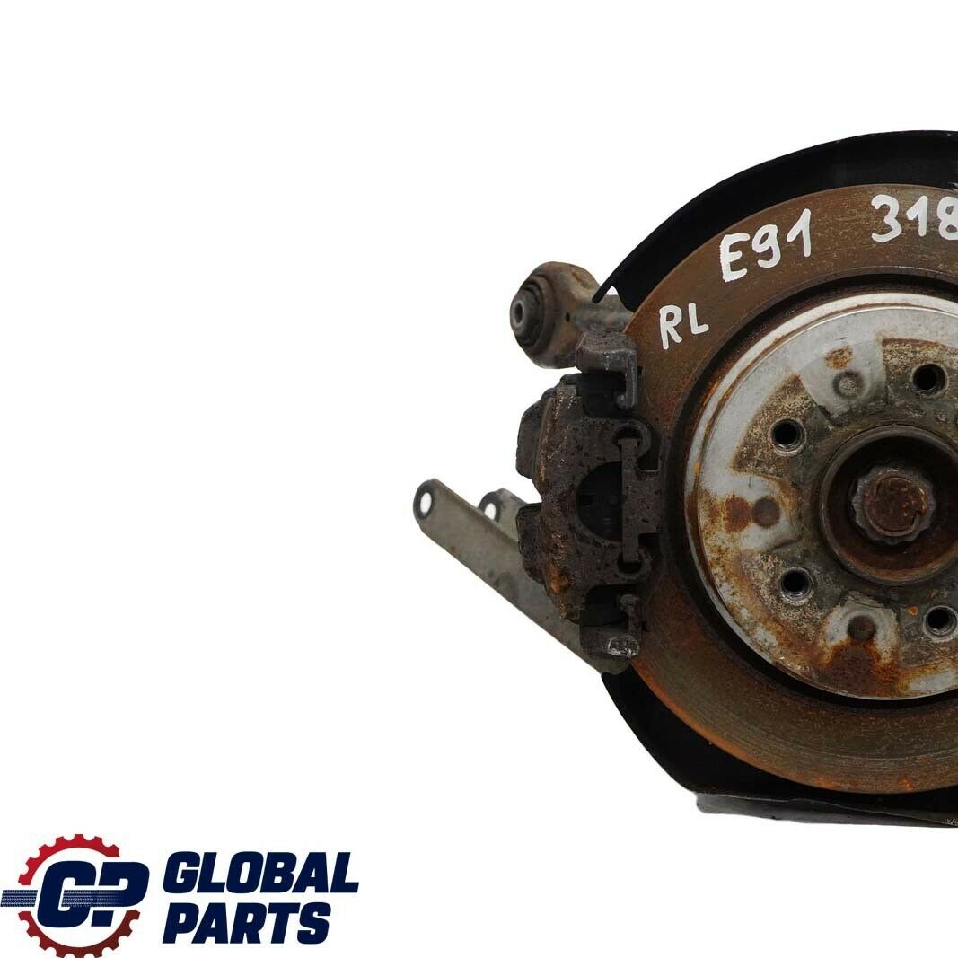 BMW E91 E92 E93 318d 320d N47 Rear Left N/S Axle Leg Suspension Brake Disc Hub