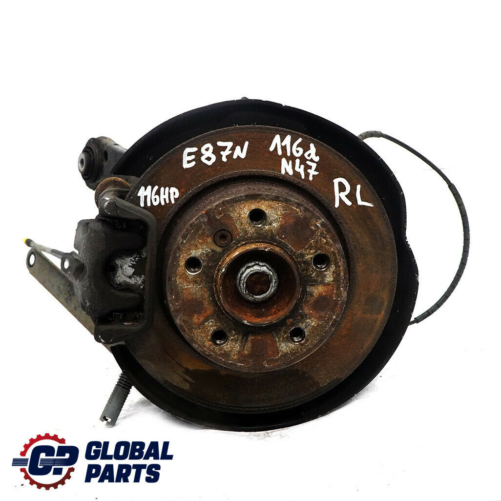 BMW 1 Series E81 E87 LCI 116d N47 Rear Left N/S Suspension Leg Axle Brake Disc