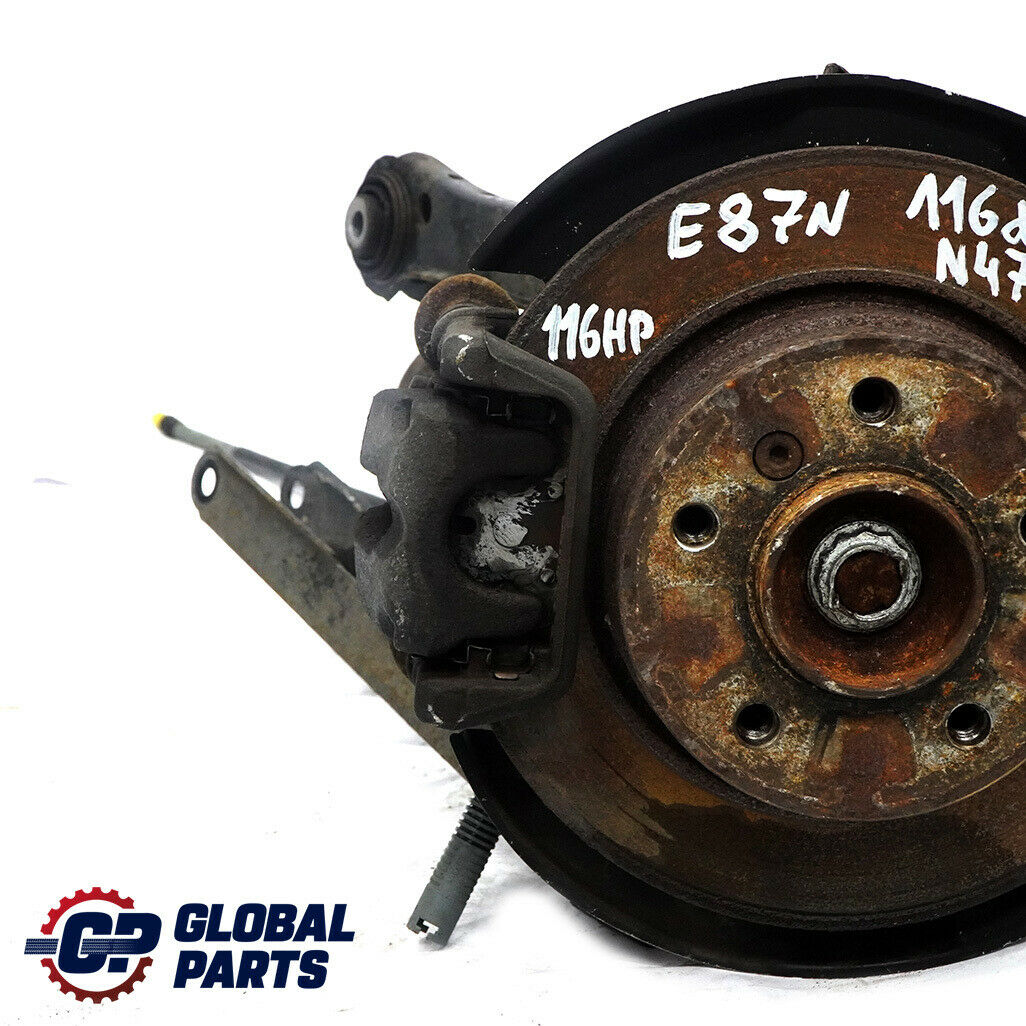 BMW 1 Series E81 E87 LCI 116d N47 Rear Left N/S Suspension Leg Axle Brake Disc