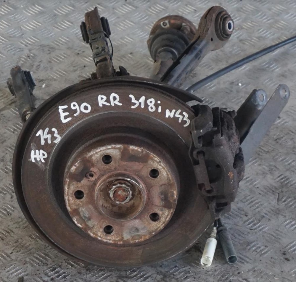 BMW 3 Series E90 318i N43 Rear Right O/S Spring Strut Leg Brake Suspension