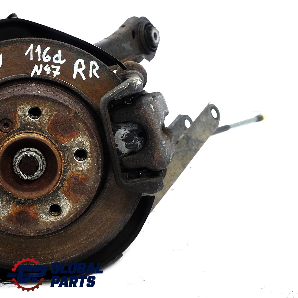 BMW 1 Series E81 E87 LCI 116d N47 Rear Right O/S Suspension Leg Axle Brake Disc