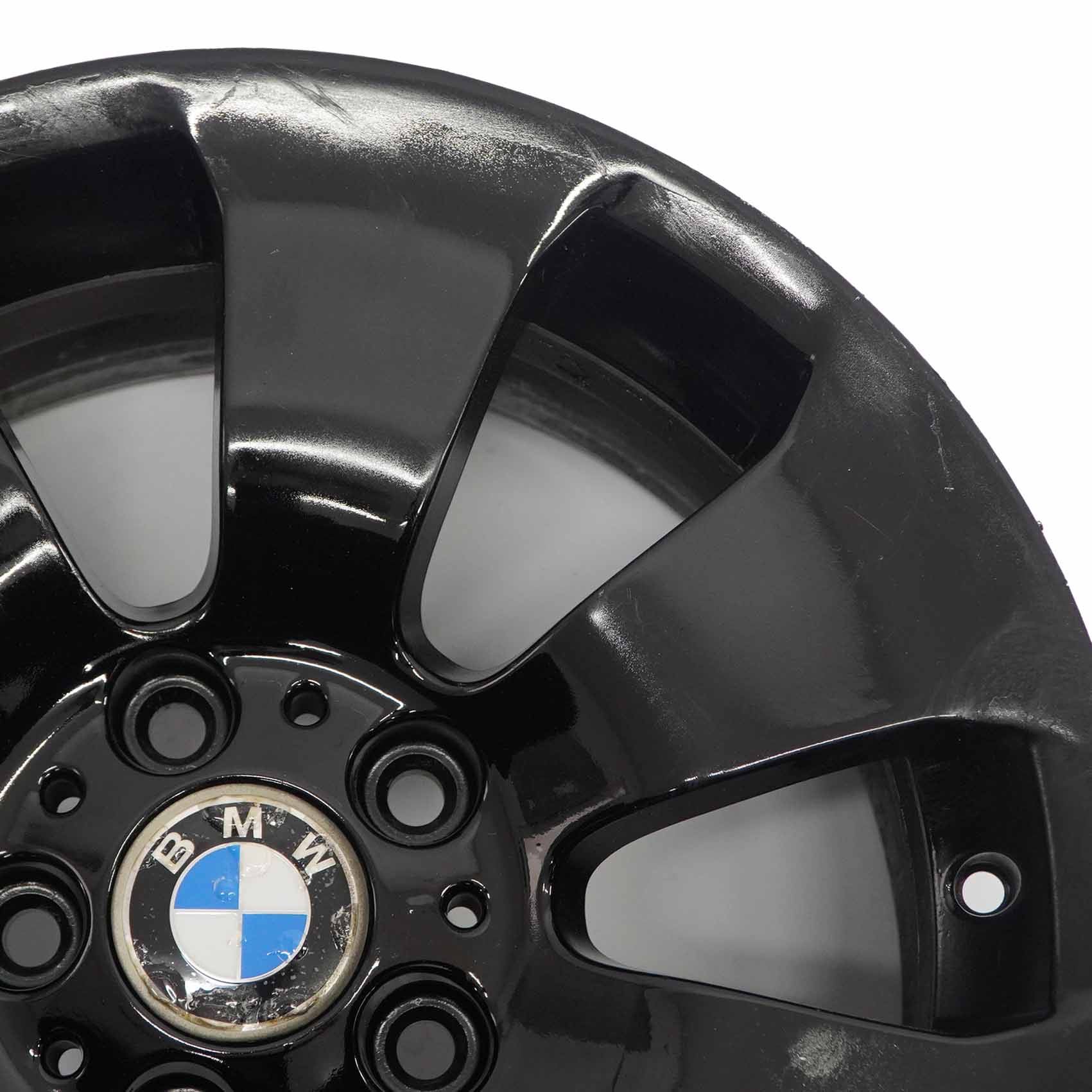 BMW 3 Reihe E90 E91 E92 Schwarz Alu Felge Alufelge 17" 8J ET:34 6775596