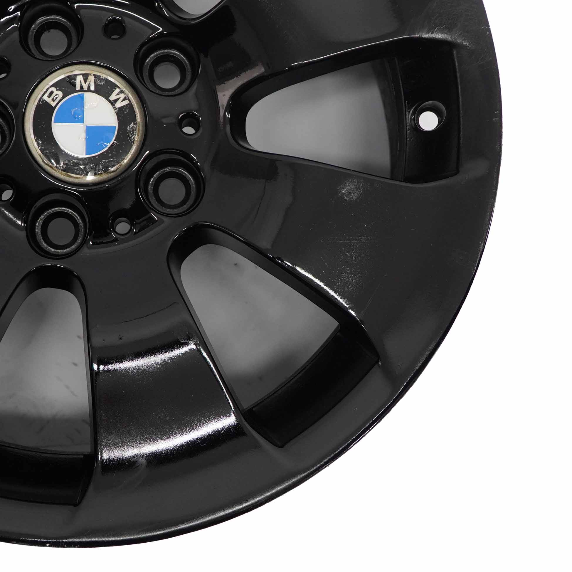 BMW 3 Reihe E90 E91 E92 Schwarz Alu Felge Alufelge 17" 8J ET:34 6775596