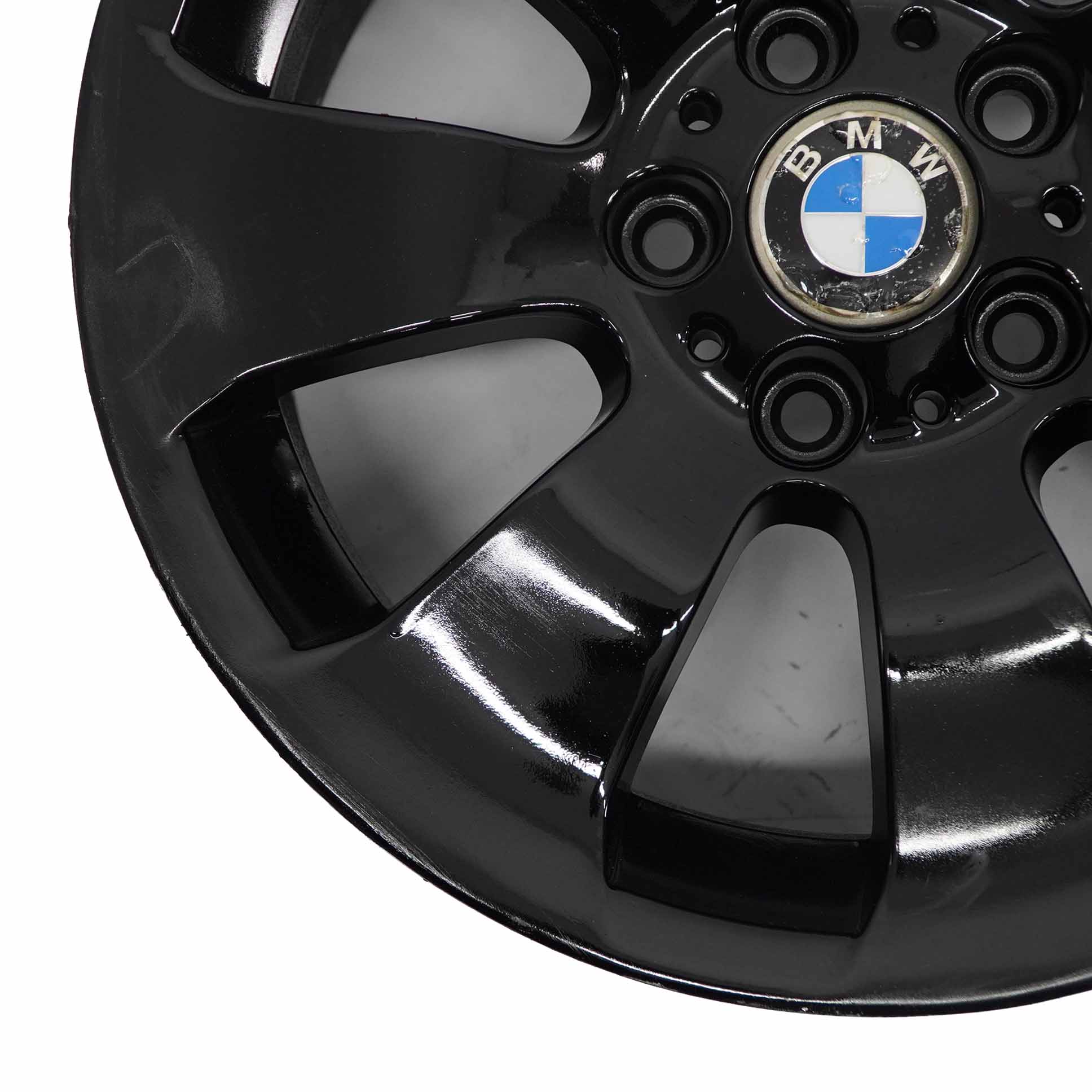 BMW 3 Reihe E90 E91 E92 Schwarz Alu Felge Alufelge 17" 8J ET:34 6775596