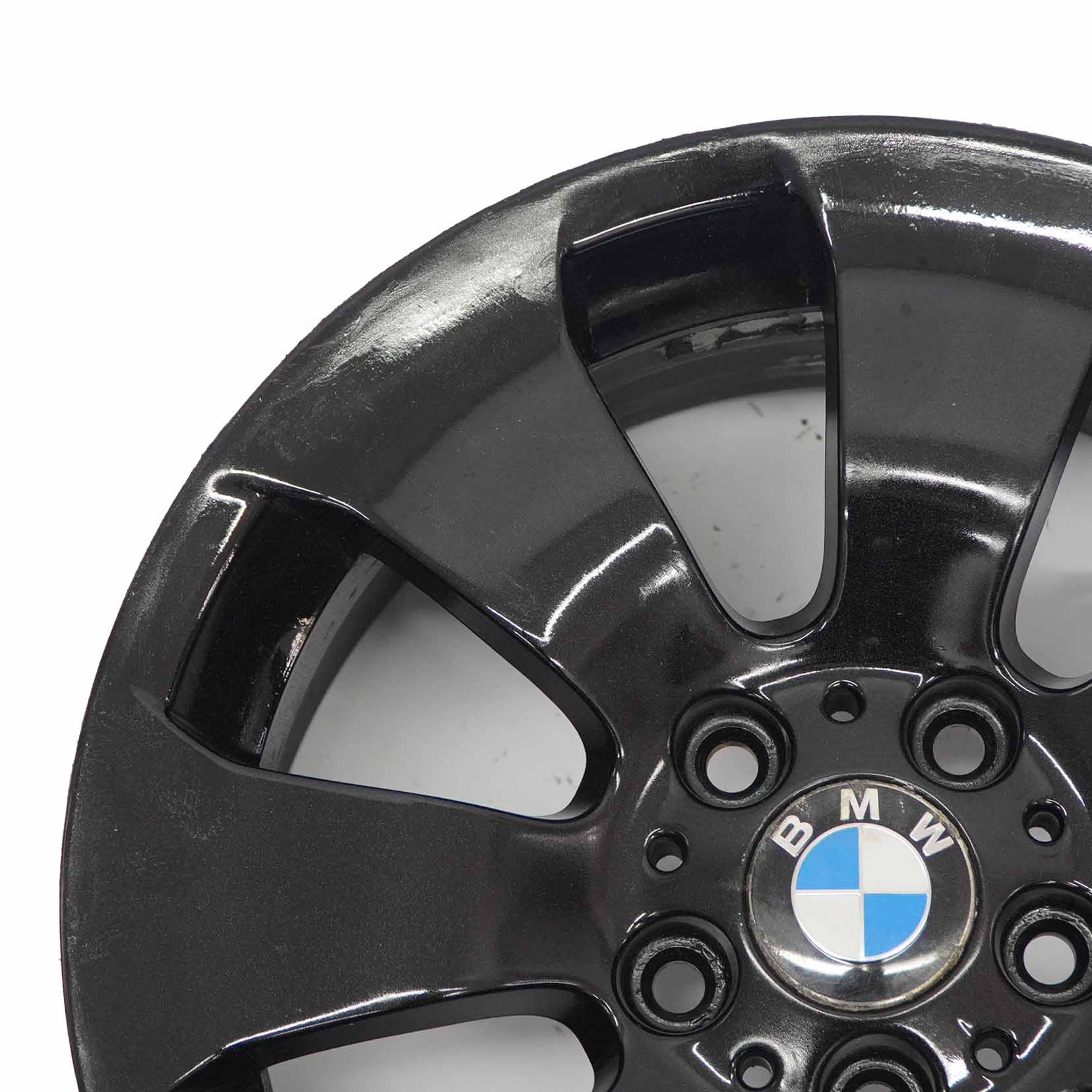 BMW E90 E91 E92 Jante Alliage Noir Spider Spoke 158 17" 8J ET:34 6775596