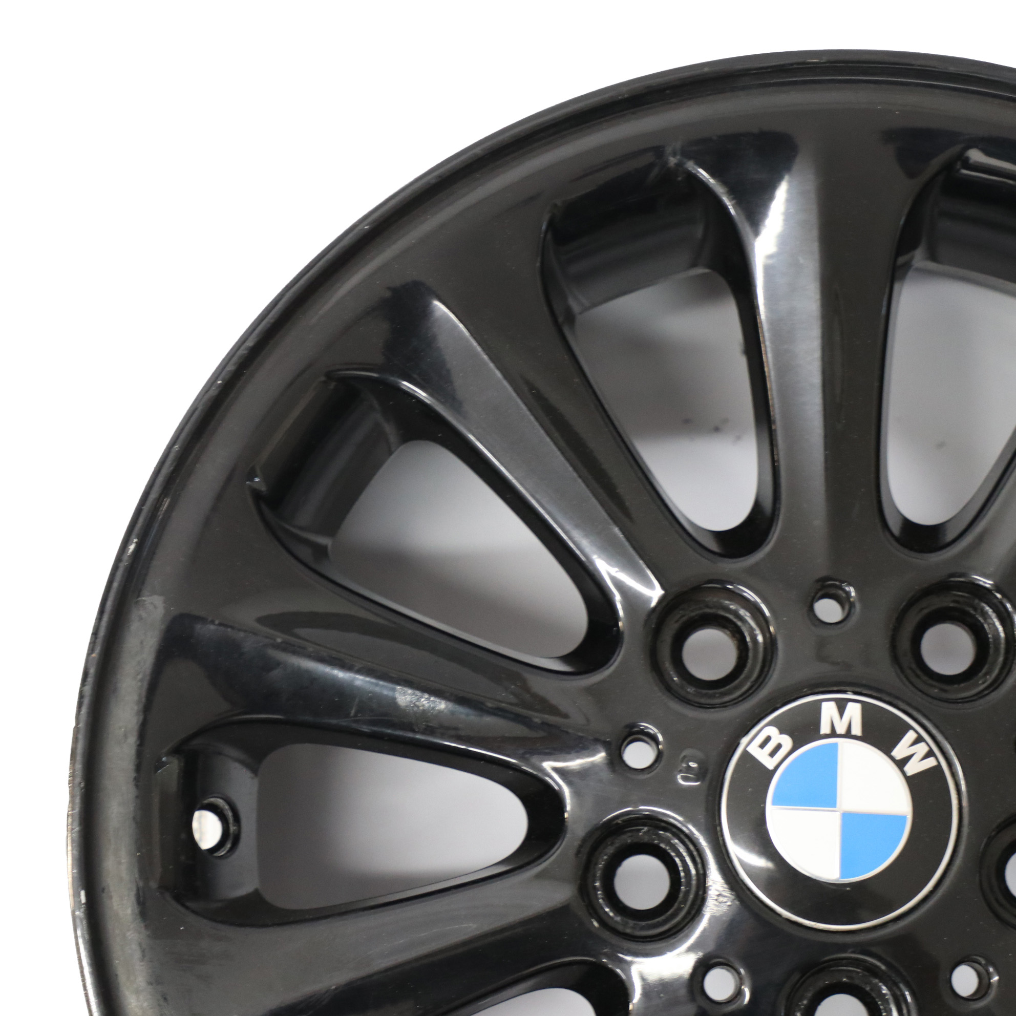 BMW E81 E82 E87 E88 Jante alliage noire 16" Spider Spoke 139 6,5J 6775618