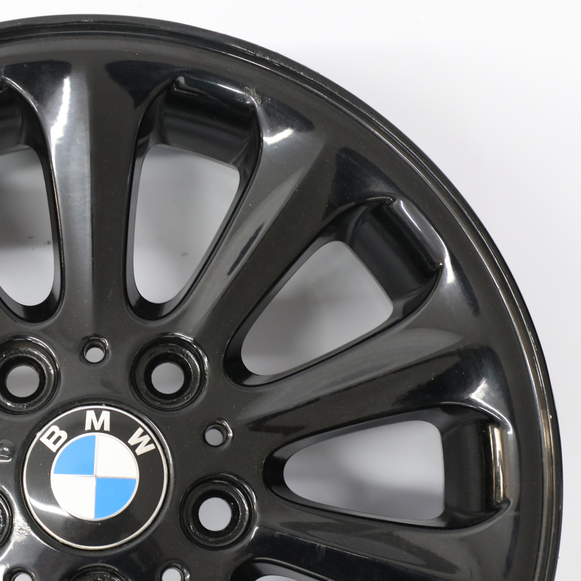 BMW E81 E82 E87 E88 Jante alliage noire 16" Spider Spoke 139 6,5J 6775618