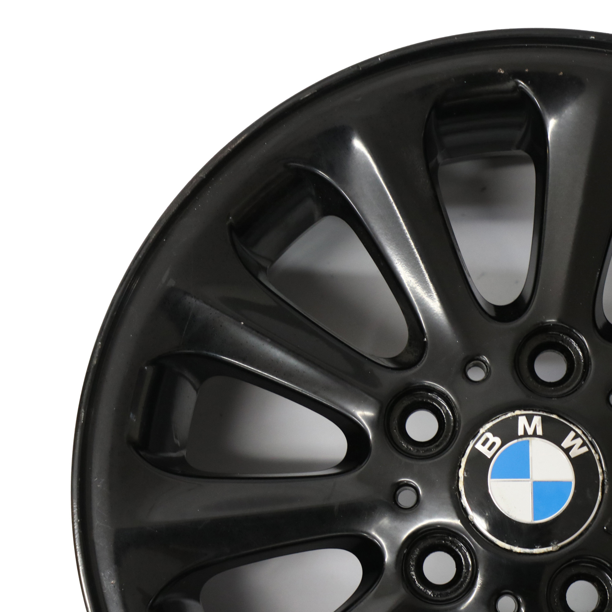 BMW E81 E82 E87 E88 Jante alliage noire 16" Spider Spoke 139 6,5J 6775618