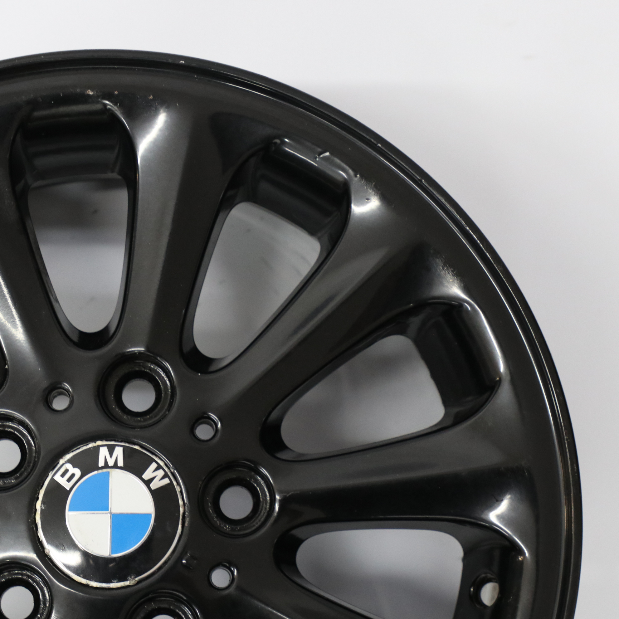 BMW E81 E82 E87 E88 Jante alliage noire 16" Spider Spoke 139 6,5J 6775618