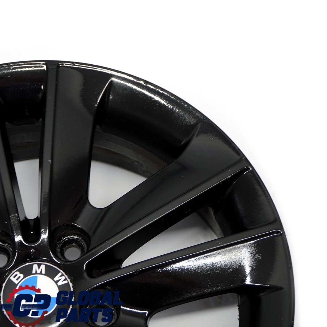 BMW E81 E82 E87 E88 Noir Jantes Alu Alliage 17" Parle De V 141 ET:47 7J