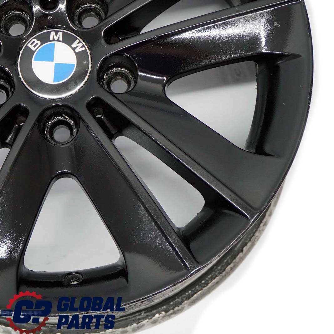 BMW E81 E82 E87 E88 Noir Jantes Alu Alliage 17" Parle De V 141 ET:47 7J