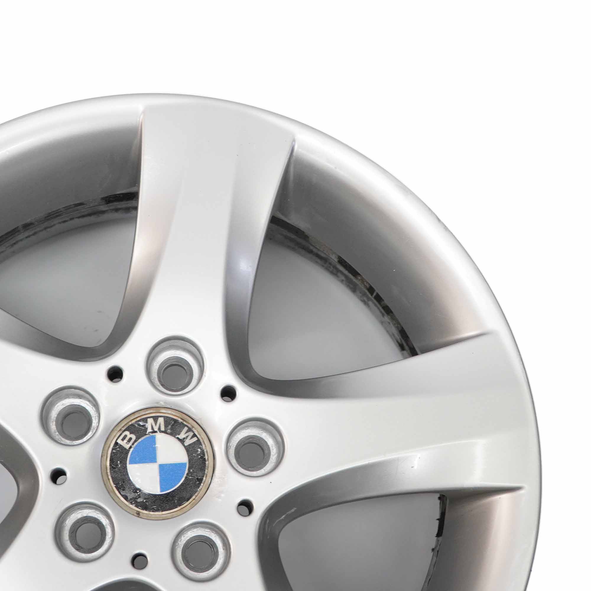 BMW 1 er E81 E82 E87 Silber Alu Felge Alufelge 17" ET:47 7J  Sternspeiche 142