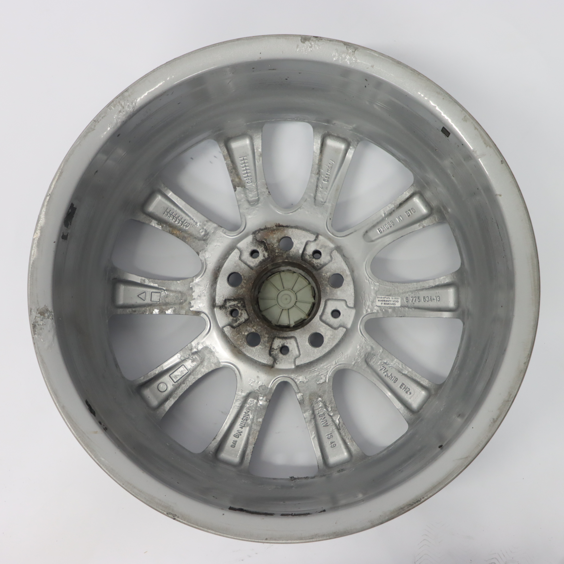 BMW E81 E87 LCI Silber Alu Felge Alufelge 18" V-Speiche 217 7,5J ET:49 6775634