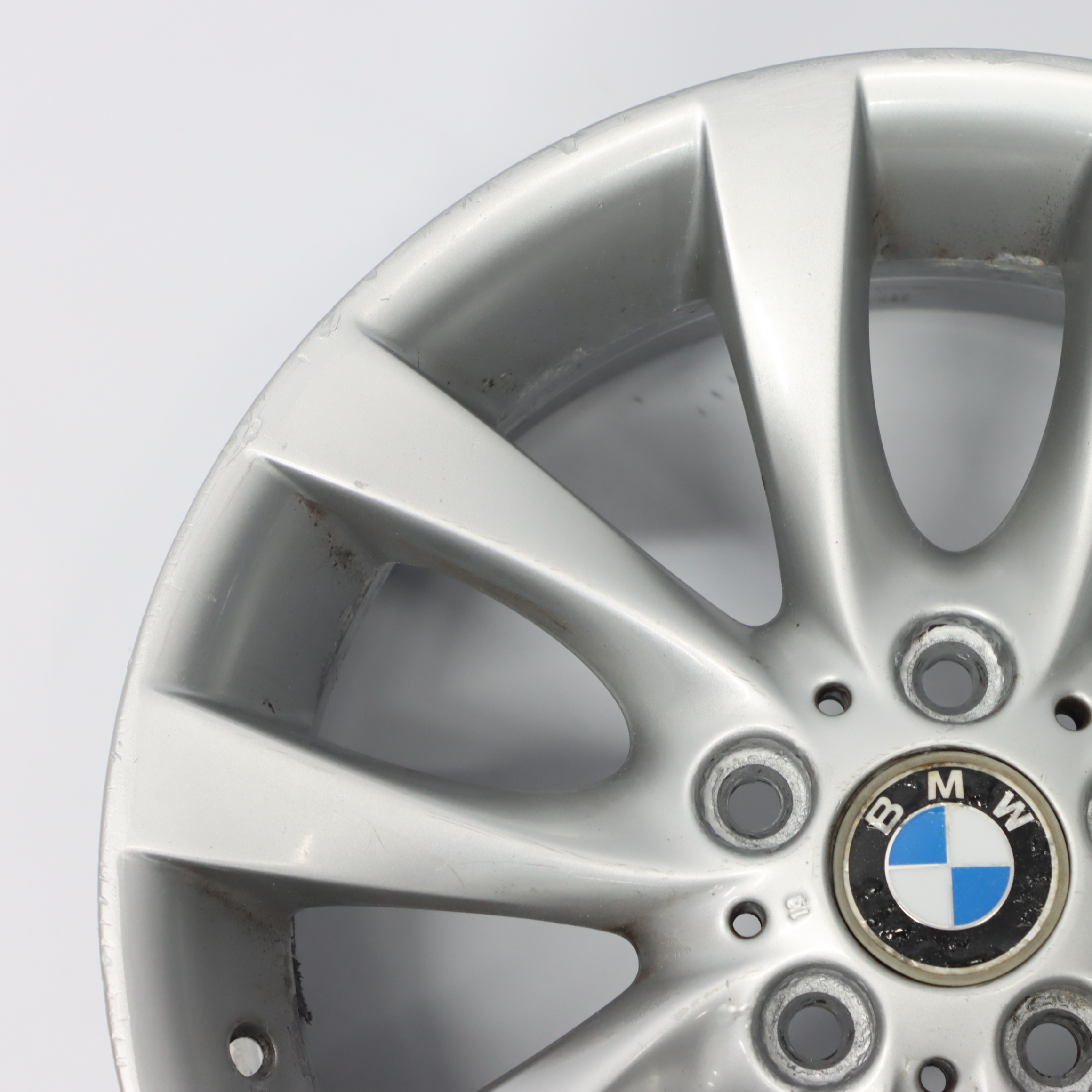 BMW E81 E87 LCI Silber Alu Felge Alufelge 18" V-Speiche 217 7,5J ET:49 6775634