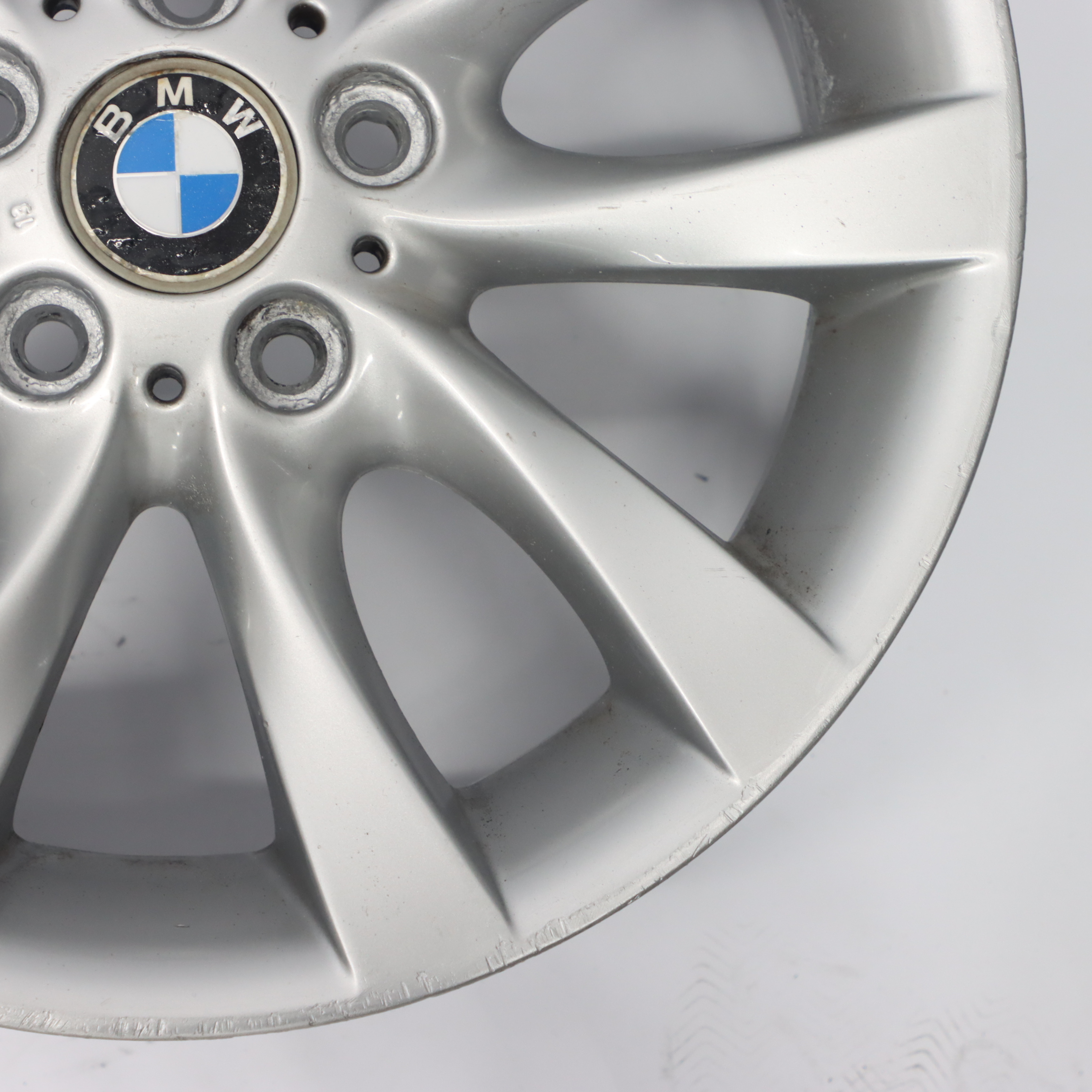 BMW E81 E87 LCI Silber Alu Felge Alufelge 18" V-Speiche 217 7,5J ET:49 6775634