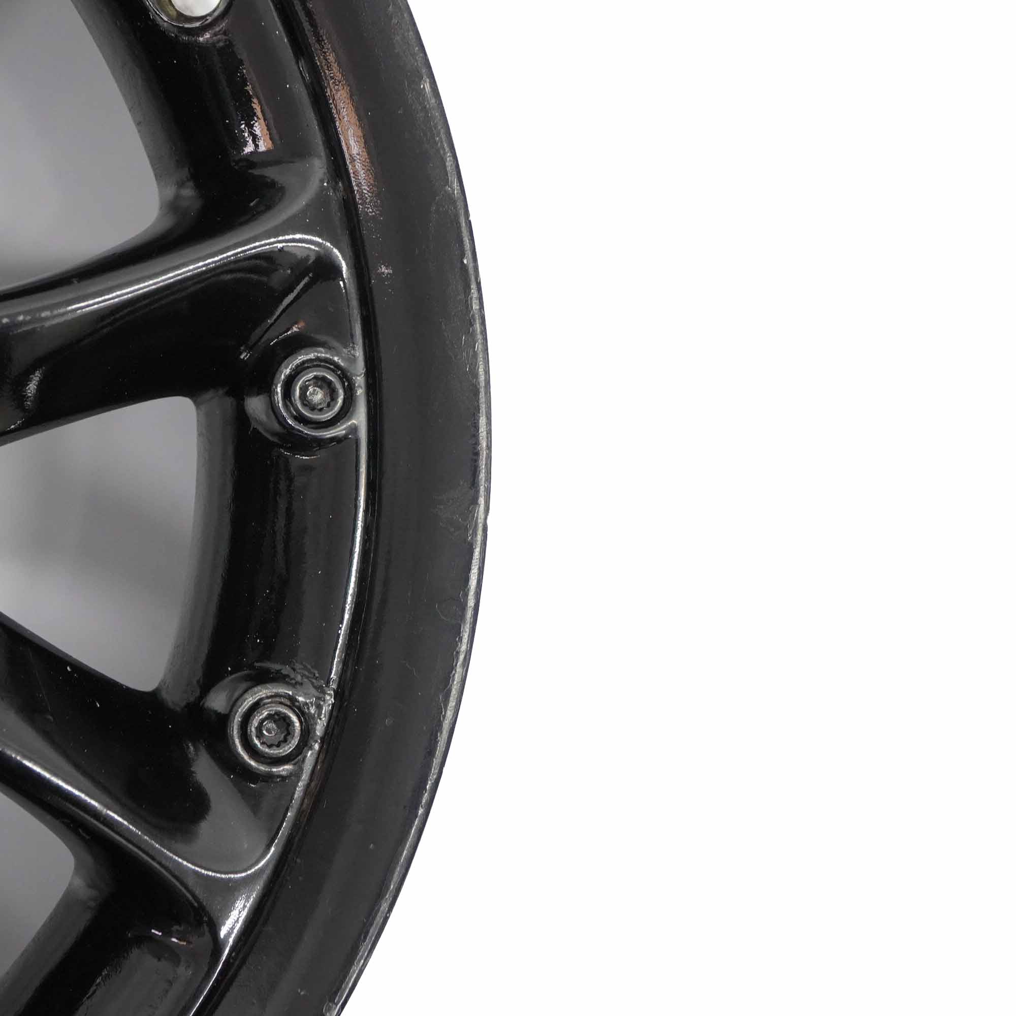 Mini Cooper R50 R55 R56 Black Wheel Alloy Rim 17" 7J  ET:48 Web Cross Spoke 98