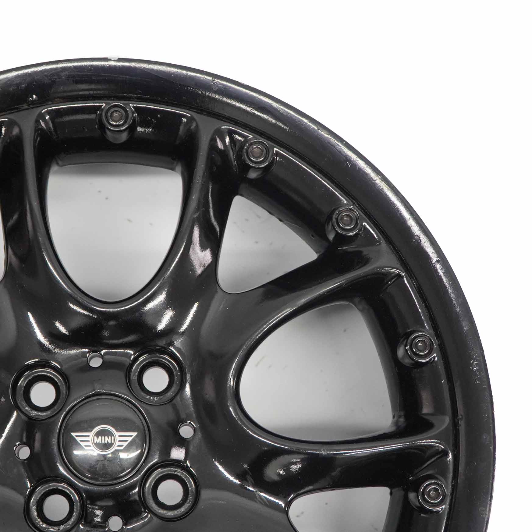 Mini Cooper R50 R53 R55 R56 Schwarz Felge 7J  ET:48  17" Web Spoke Composite 98