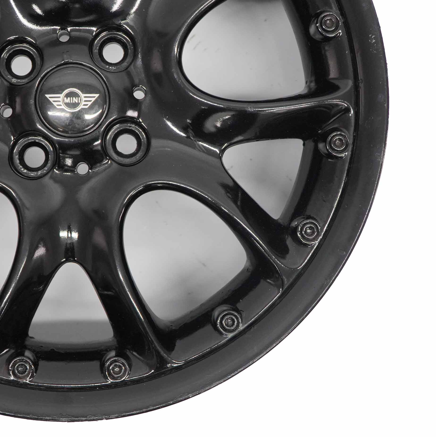 Mini Cooper R50 R53 R55 R56 Schwarz Felge 7J  ET:48  17" Web Spoke Composite 98