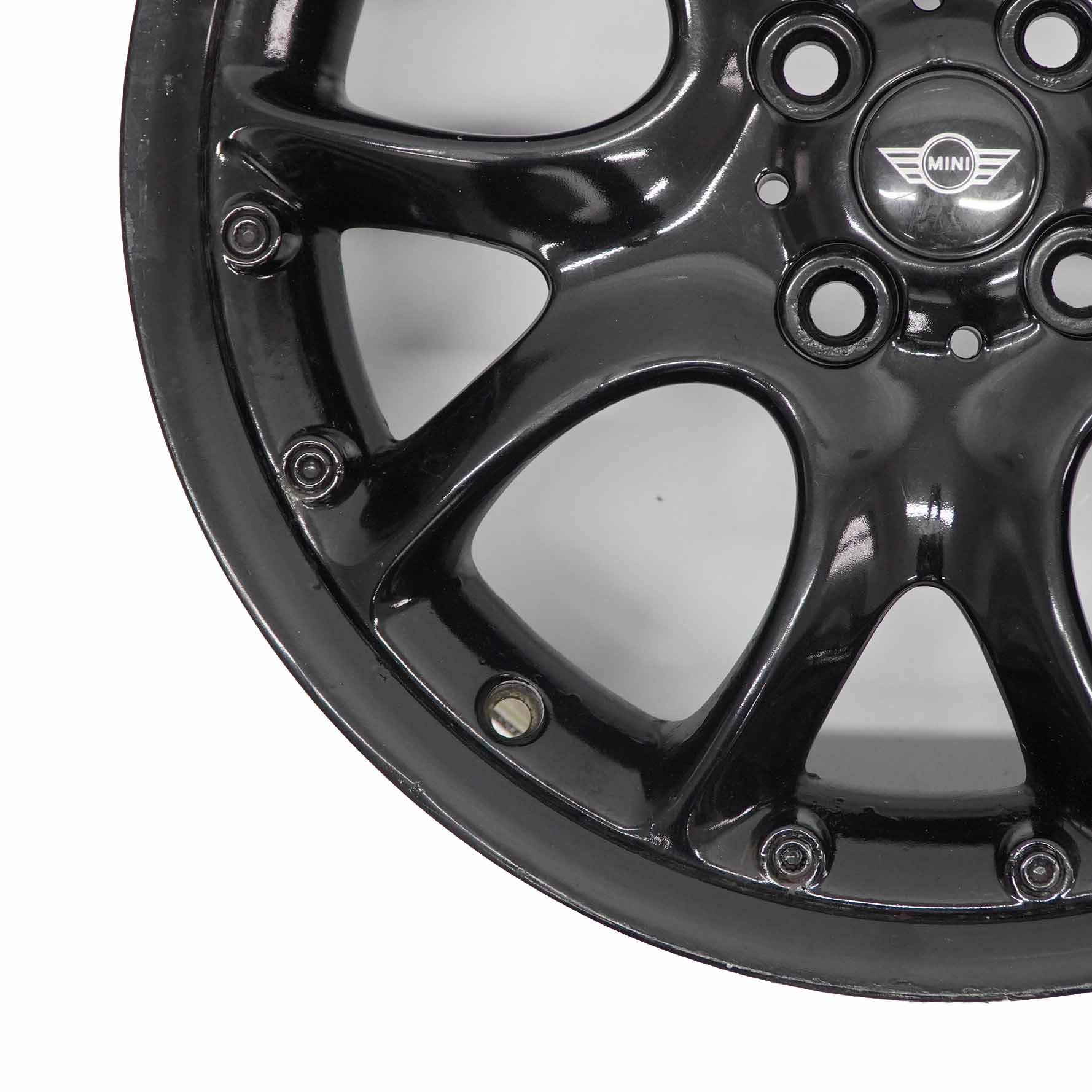 Mini Cooper R50 R53 R55 R56 Schwarz Felge 7J  ET:48  17" Web Spoke Composite 98