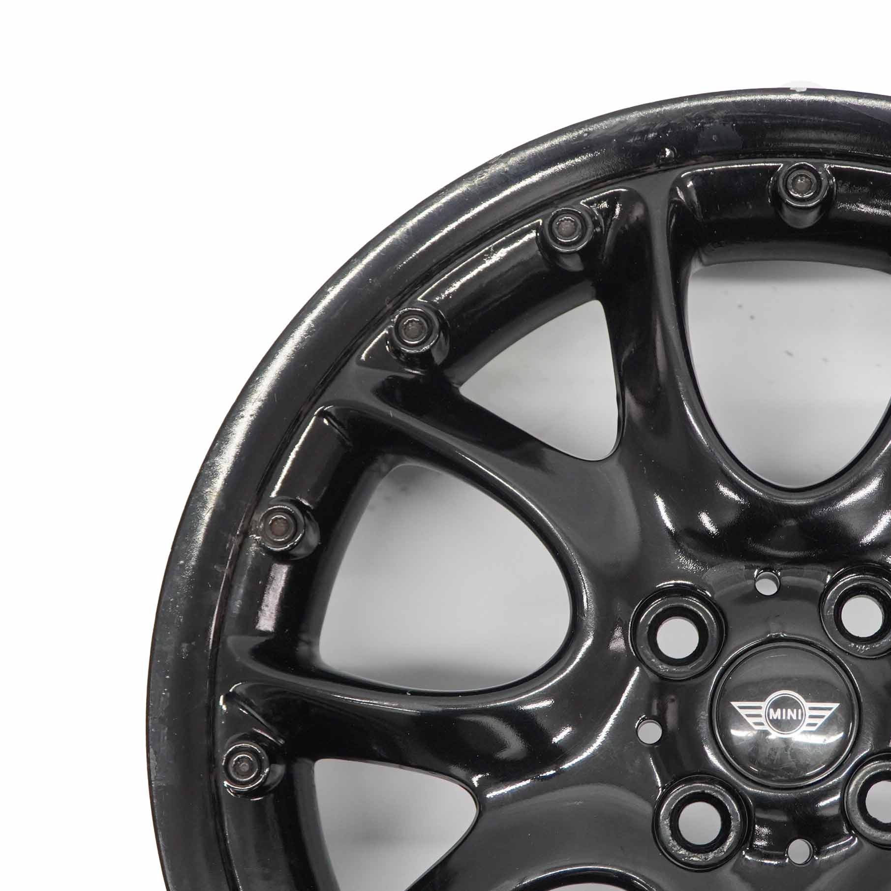 Mini Cooper R50 R53 R55 R56 Schwarz Felge 7J  ET:48  17" Web Spoke Composite 98