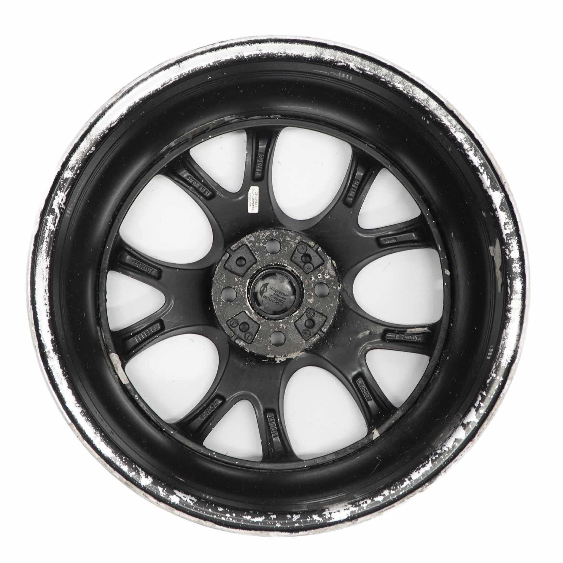 Mini Cooper R50 R53 R55 R56 Schwarz Felge 7J  ET:48  17" Web Spoke Composite 98