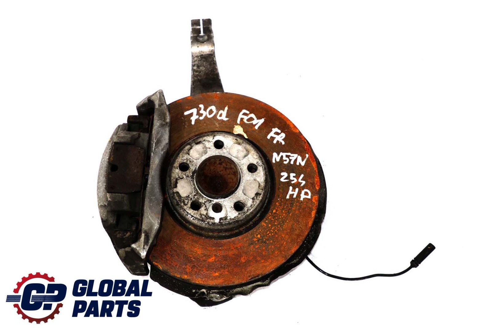 BMW 5 7 F01 F02 F07 Front Right O/S Suspension Wheel Carrier Hub Brake Disc