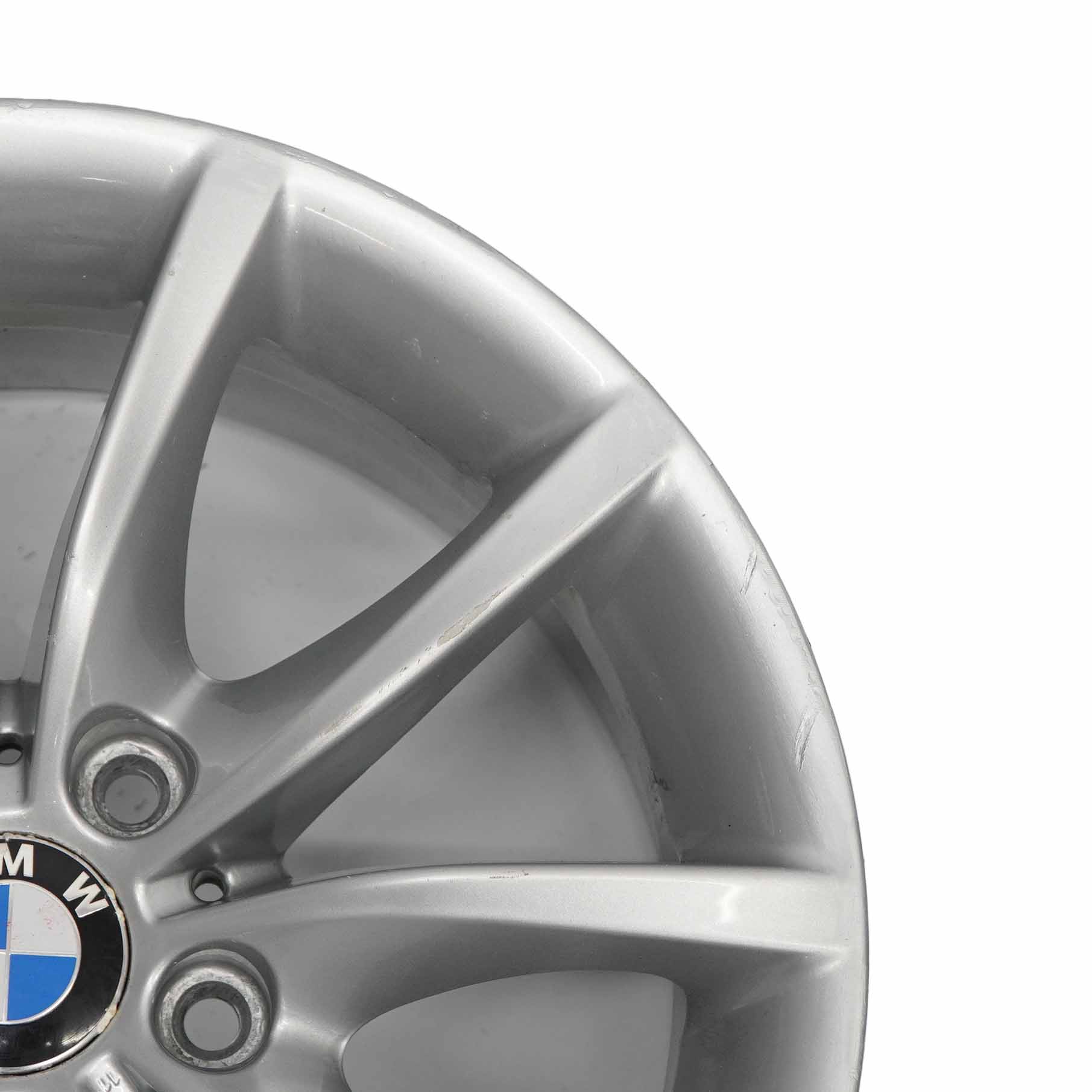 BMW 5 Series 3 E60 E61 Silver Alloy Wheel Rim 17" 8J ET:20 V-Spoke 245 6777348