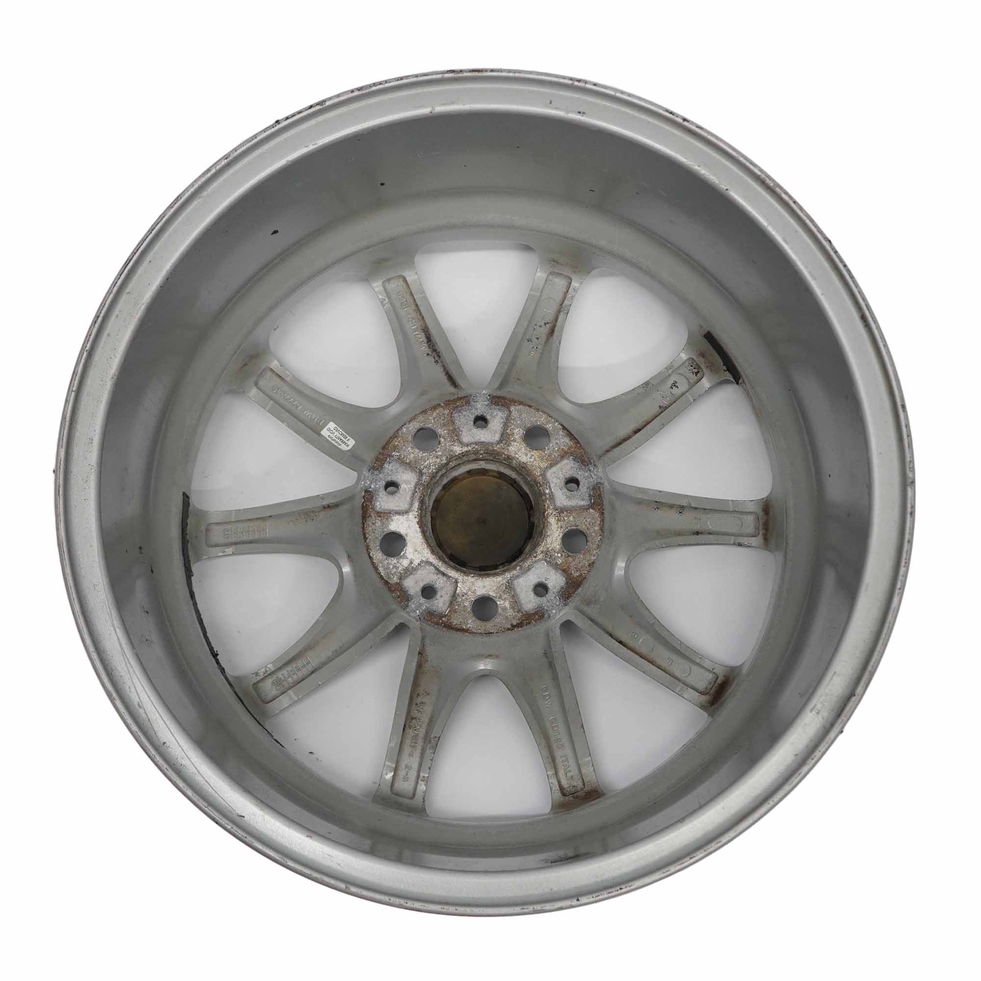 BMW 5 Series 3 E60 E61 Silver Alloy Wheel Rim 17" 8J ET:20 V-Spoke 245 6777348