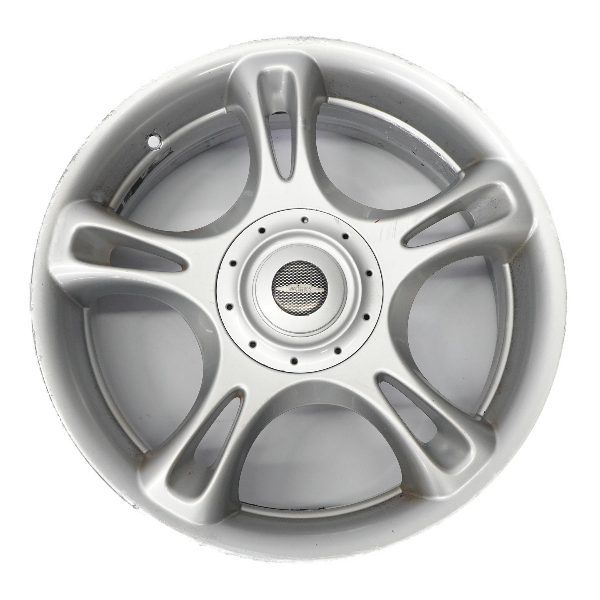 Mini R50 R53 R56 Silberne Leicht metall felge 18" 7J ET:52 JCW 6777972