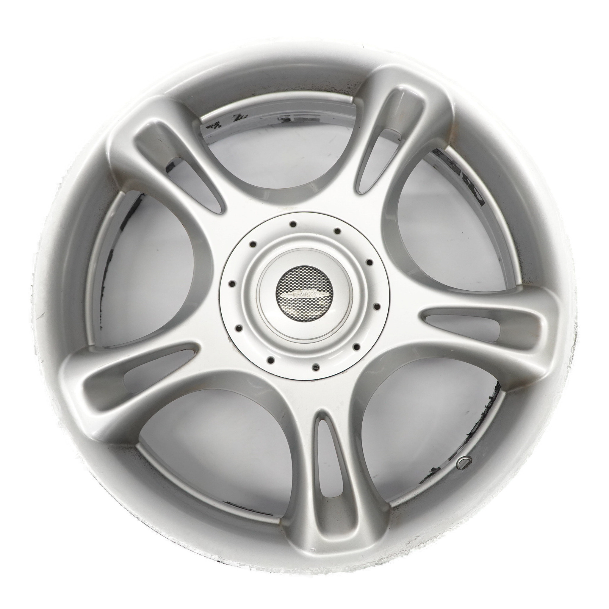 Mini R50 R53 R56 Silberne Leicht metall felge 18" 7J ET:52 JCW 6777972