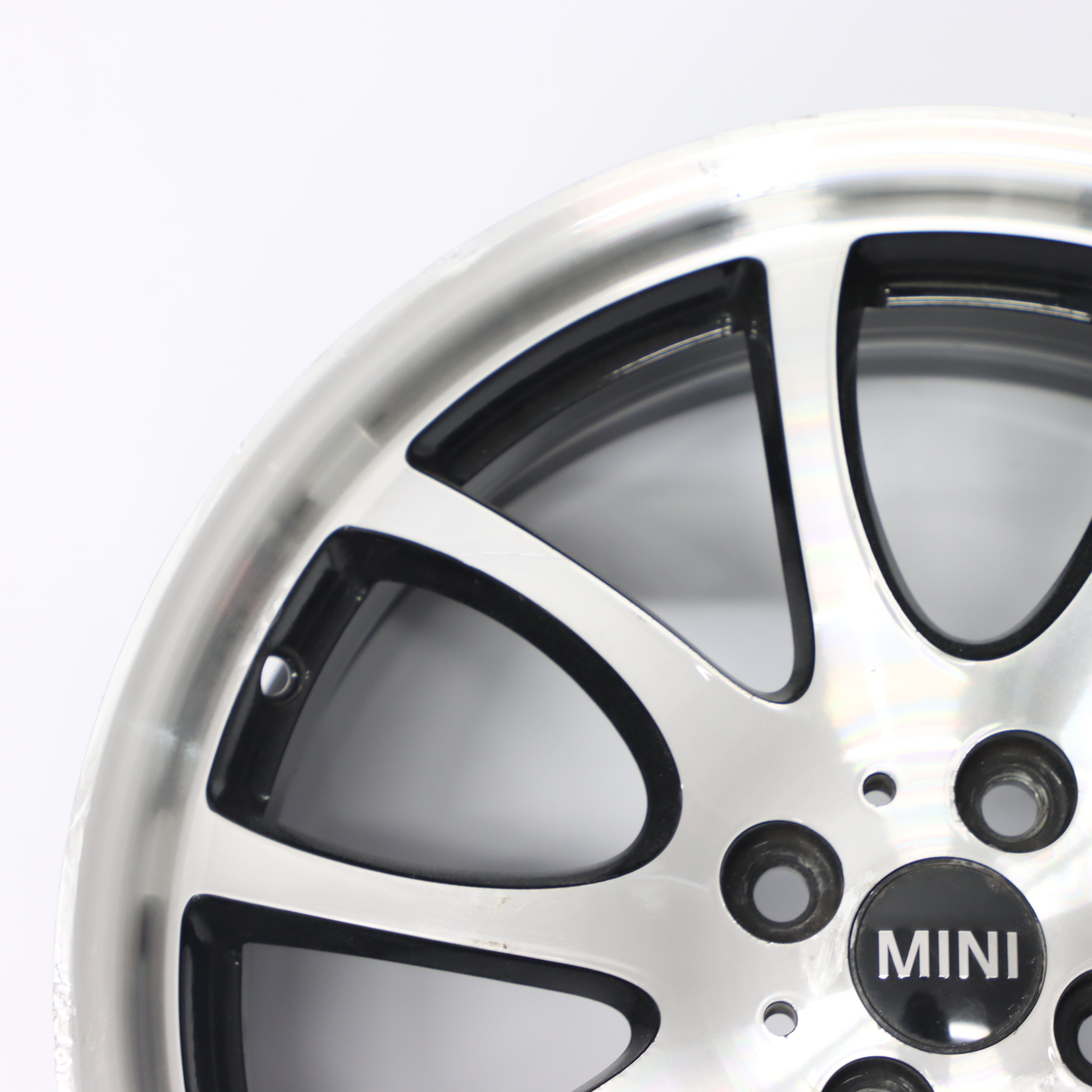 Mini R50 R53 R55 R56 JCW Wheel Alloy Rim Bright Silver 18" 7J ET:52 6777973