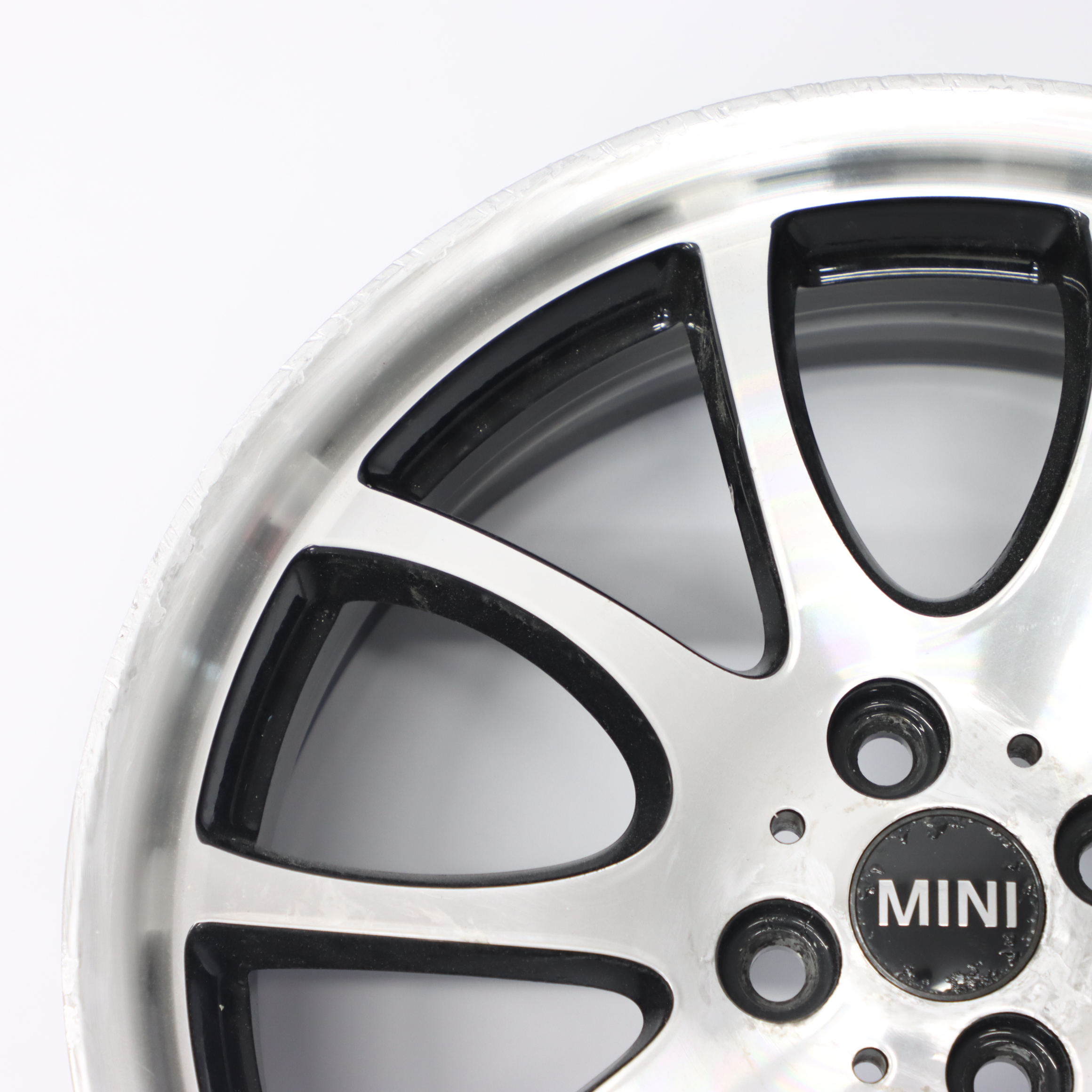 Mini R50 R53 R55 R56 JCW Wheel Alloy Rim Bright Silver 18" 7J ET:52 6777973