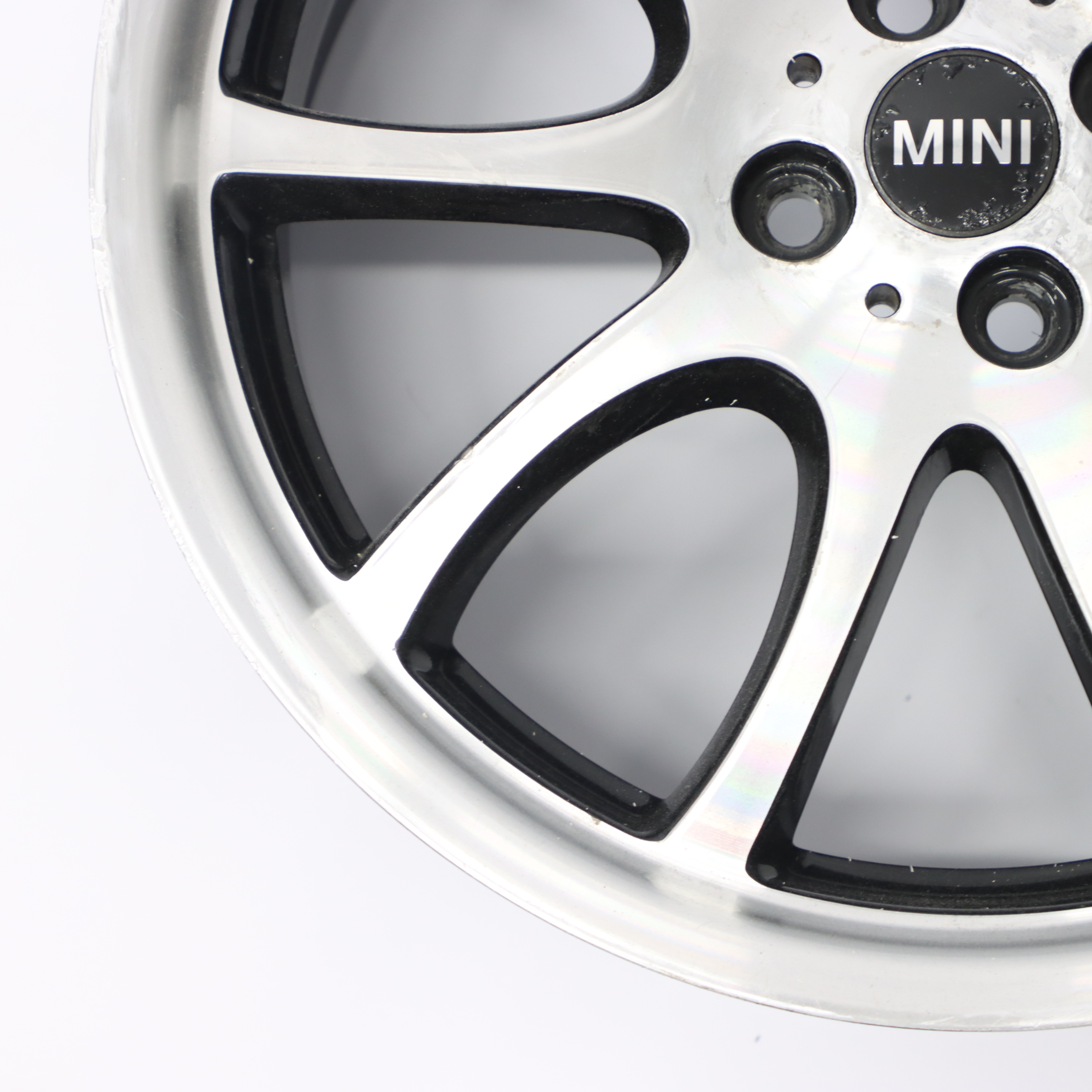 Mini R50 R53 R55 R56 JCW Wheel Alloy Rim Bright Silver 18" 7J ET:52 6777973