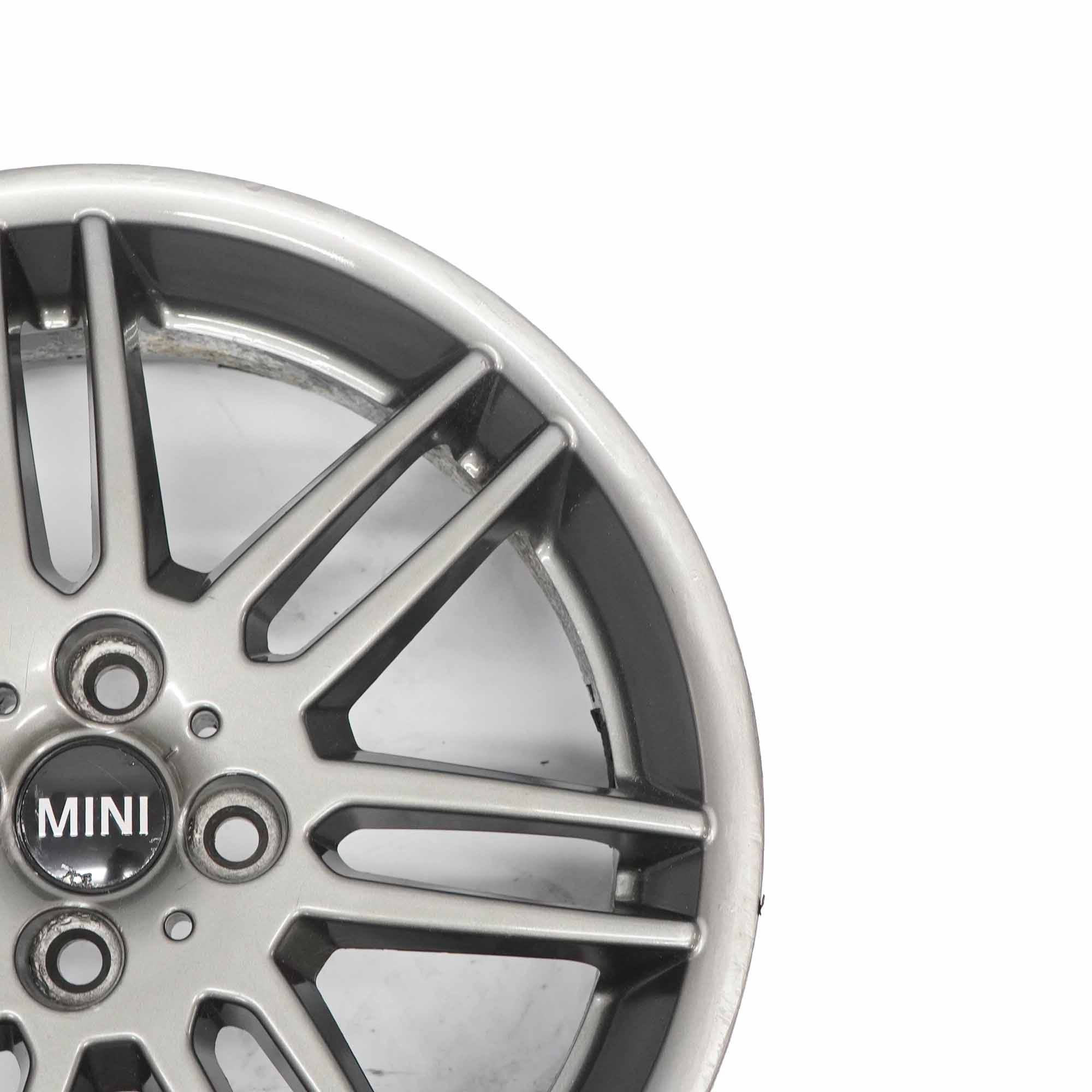 Mini Cooper R50 R53 R55 R56 Gris Jante 17" 7J ET:48 Double Spoke 99 6778426