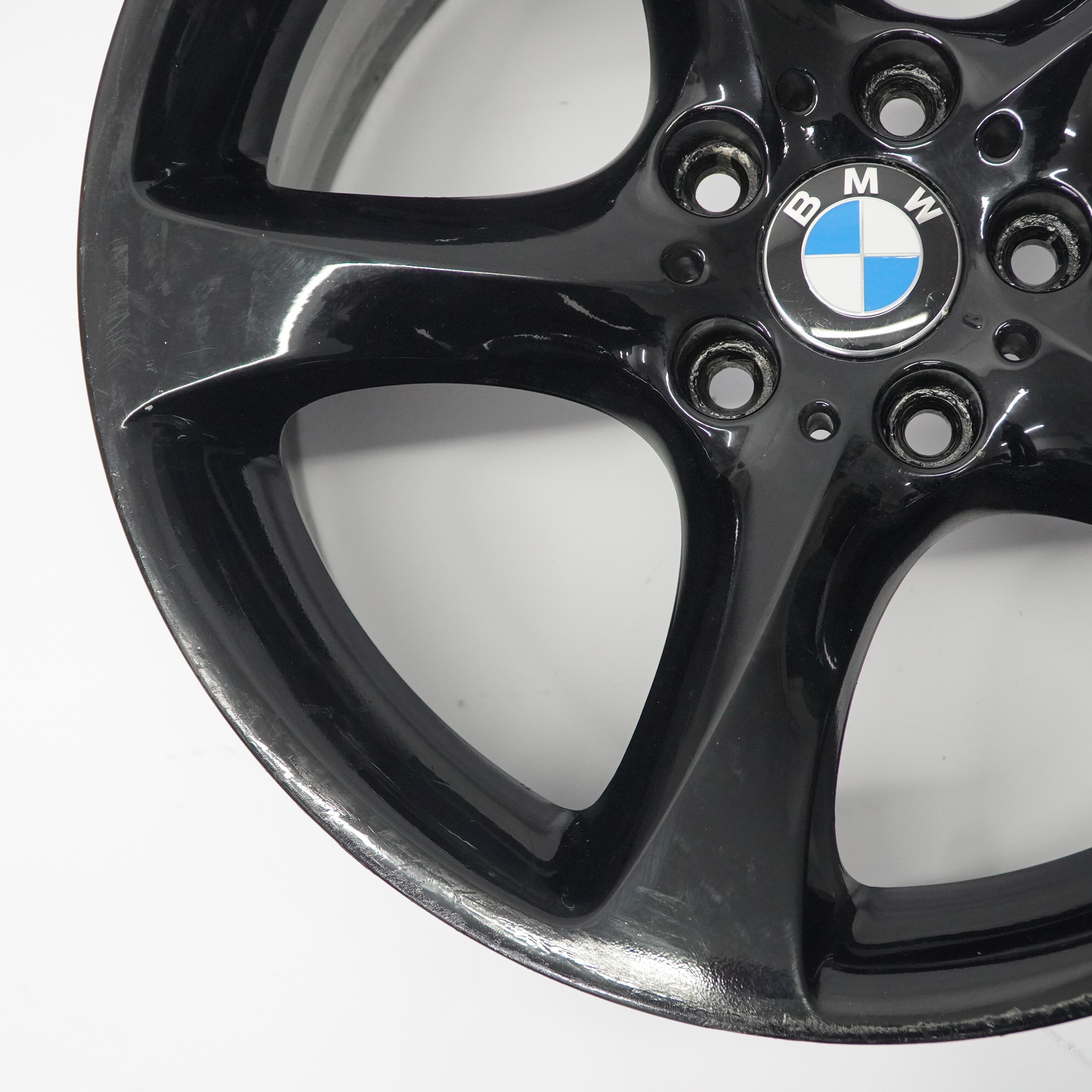 BMW E90 E91 Schwarzes Hinterrad Alufelge 19" Sternspeiche 230 9J ET:39 6779659