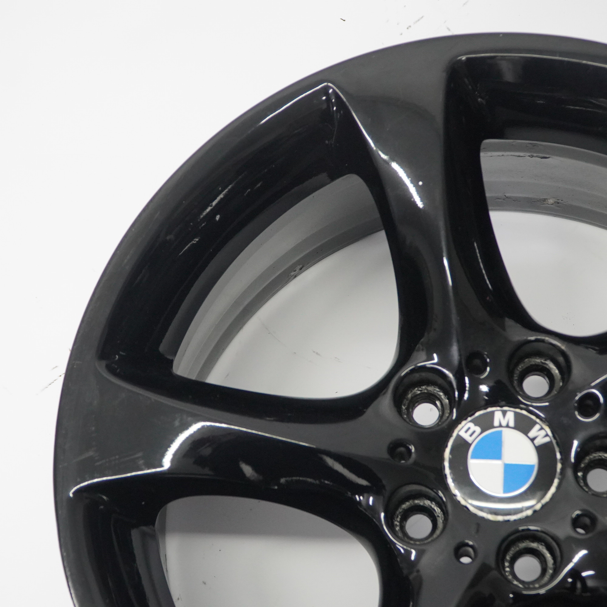 BMW E90 E91 Schwarzes Hinterrad Alufelge 19" Sternspeiche 230 9J ET:39 6779659