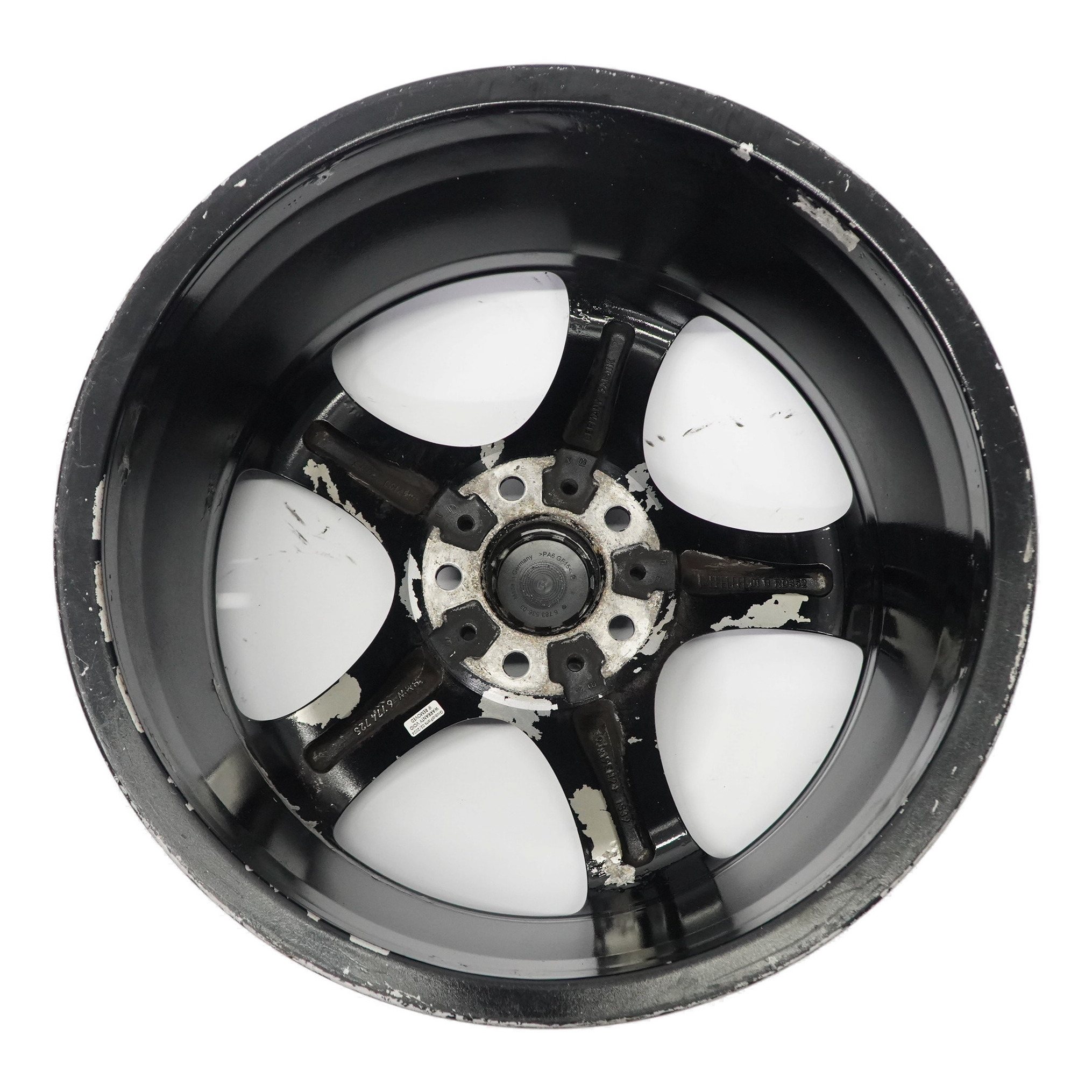 BMW E90 E91 Schwarzes Hinterrad Alufelge 19" Sternspeiche 230 9J ET:39 6779659