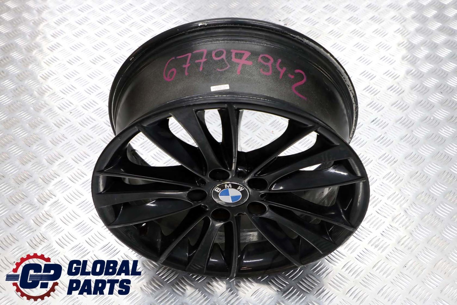 BMW E81 E82 E87 Black Front Alloy Wheel Rim 18" 7,5J ET:49 W-Spoke 263 6779794