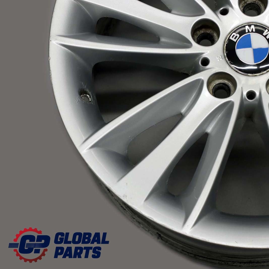 BMW E81 E82 E87 Silber Hinten Alu Felge Alufelge 18" 8,5J ET:52 W-Speiche 263