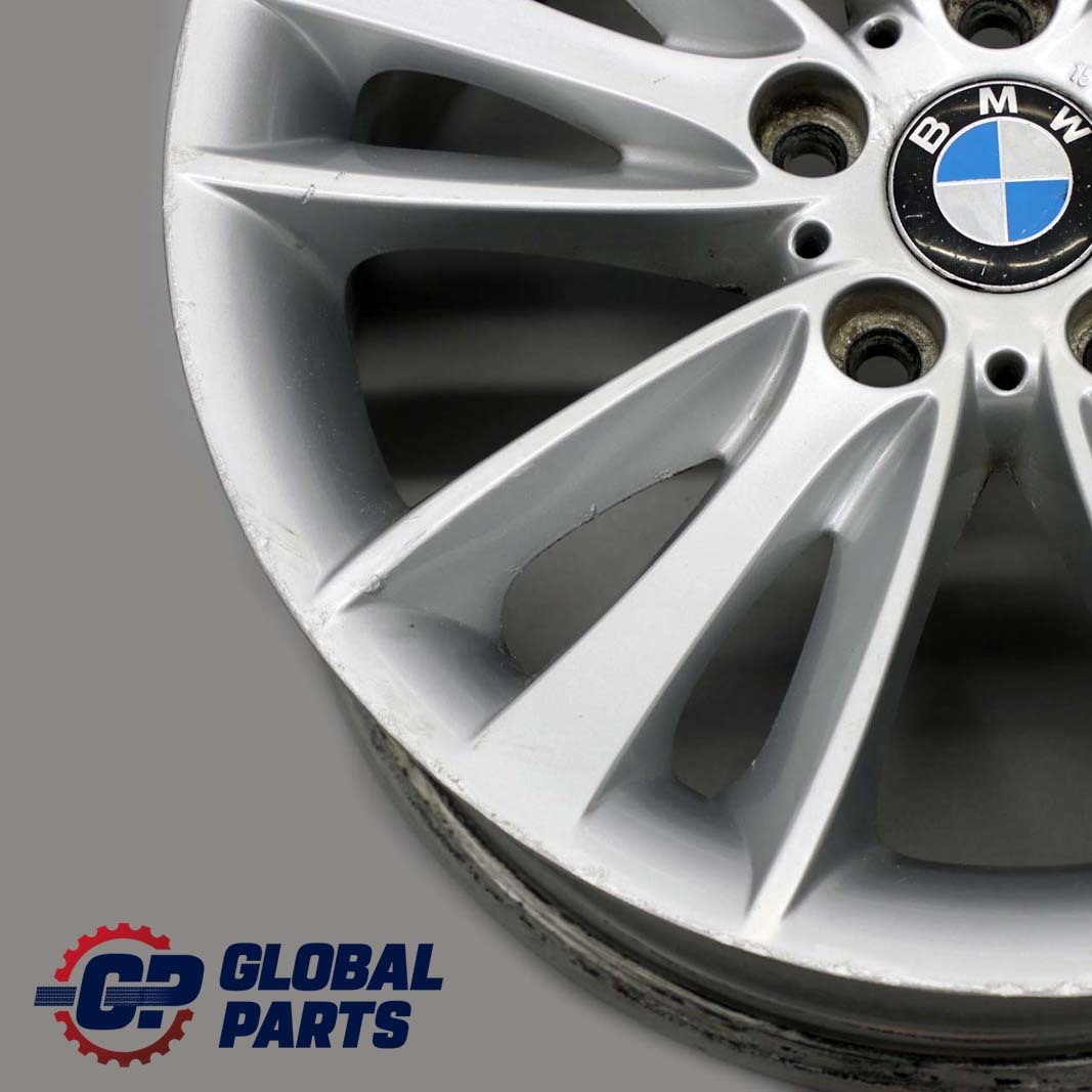 BMW E81 E82 E87 Silber Hinten Alufelge Alu Felge 18" 8,5J ET:52 W-Speiche 263