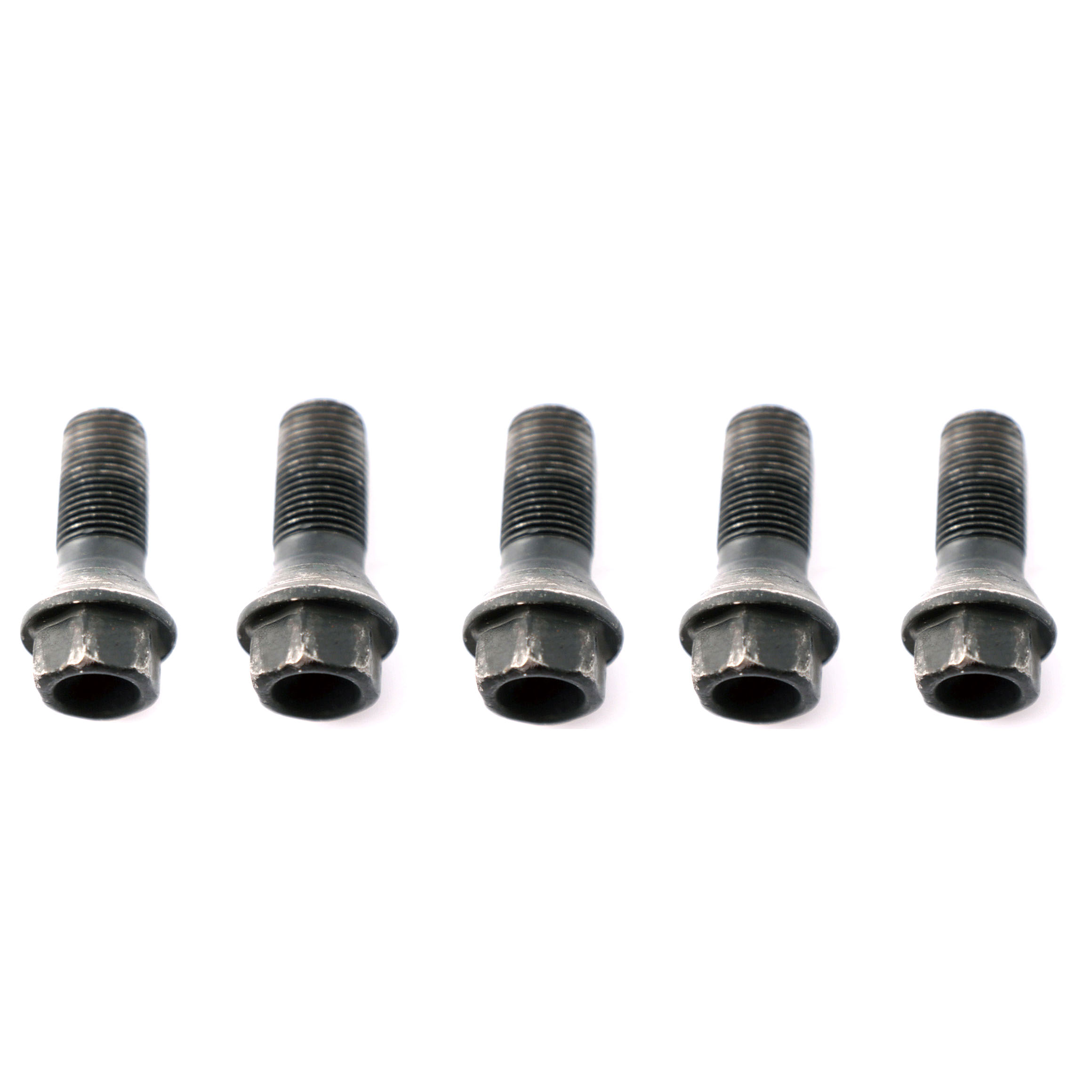 5 x BMW F10 F11 F20 F21 F30 F31 Mini F55 F56 Wheel Bolt Black Thread Set 6781151