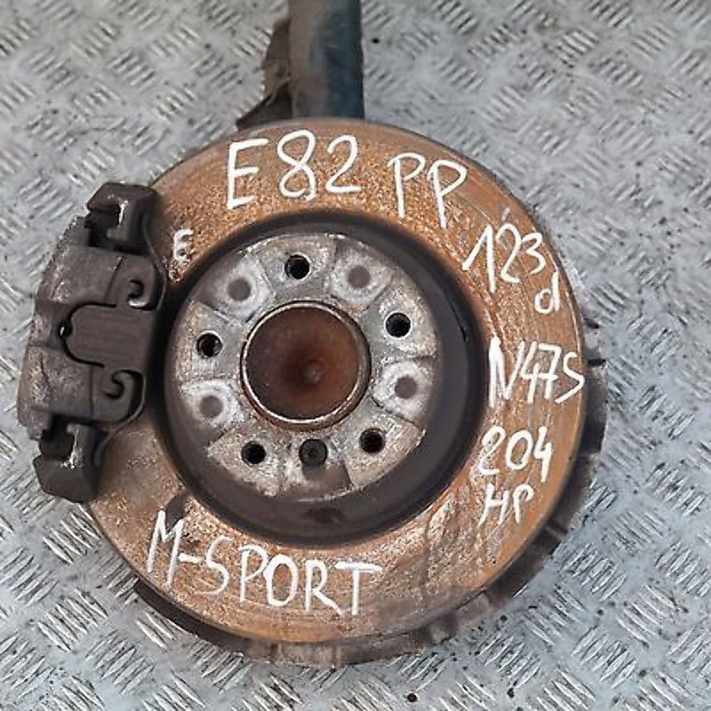 BMW 1 Series E82 M-SPORT FRONT RIGHT O/S LEG SUSPENSION AXLE BRAKE DISC HUB SET