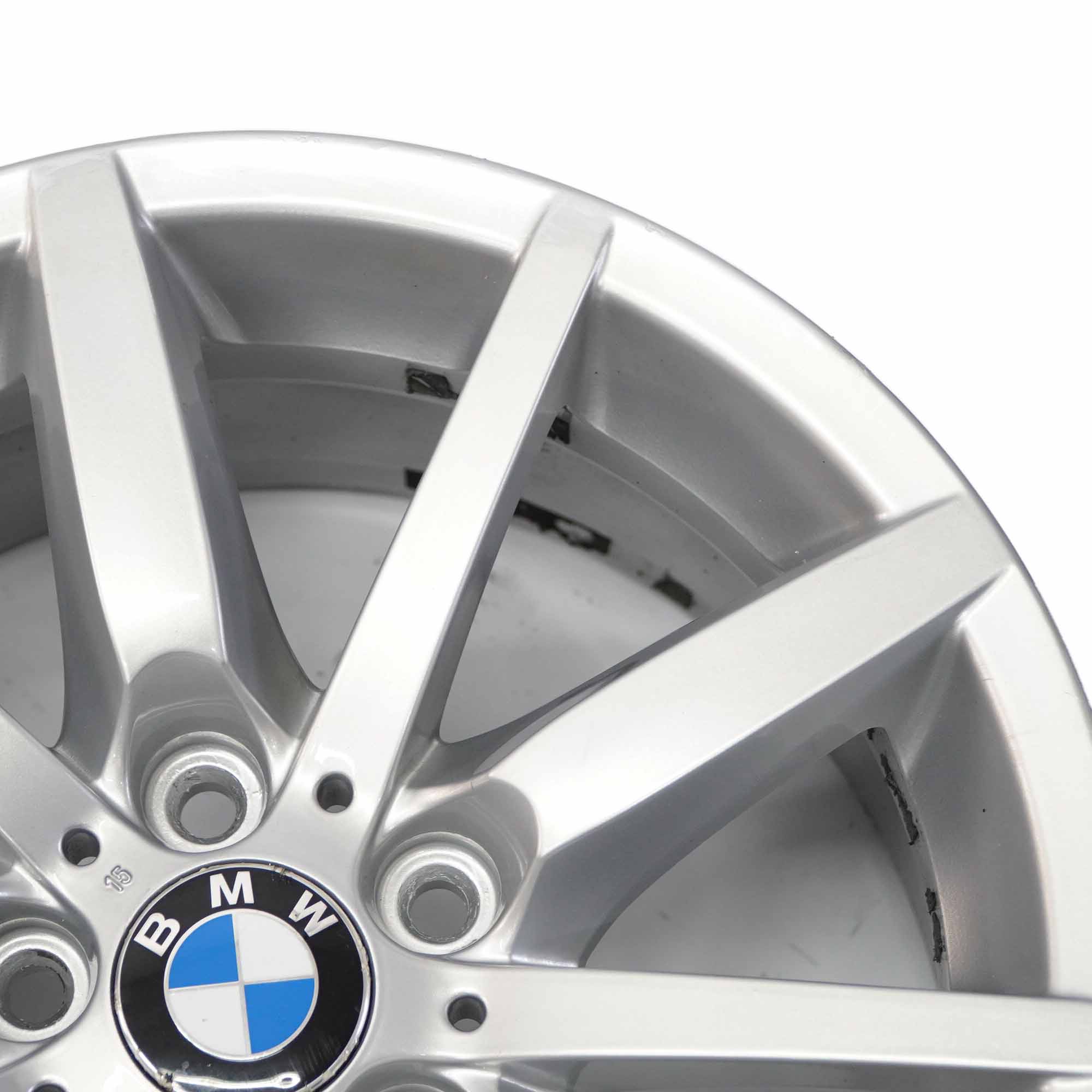 BMW E90 E91 Jante En Alliage Léger Argenté 17" Star Spoke 286 8.5J ET:39 6783633