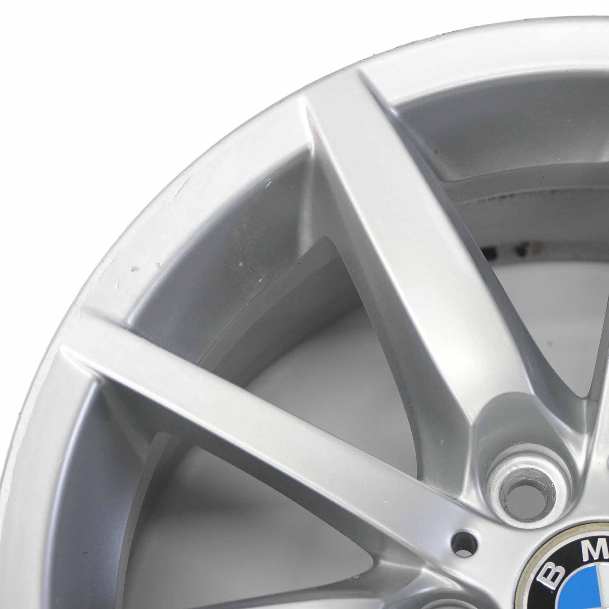 BMW E90 E91 Jante En Alliage Léger Argenté 17" Star Spoke 286 8.5J ET:39 6783633