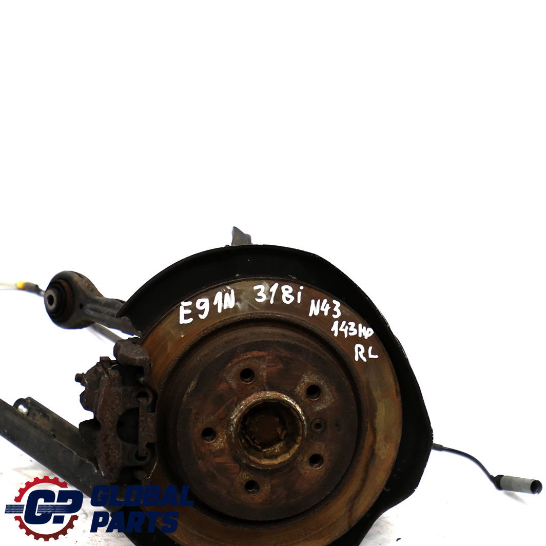 BMW 3 E91 LCI Touring 318i N43 Rear Left N/S Suspension Leg Brake Wheel Hub Axle